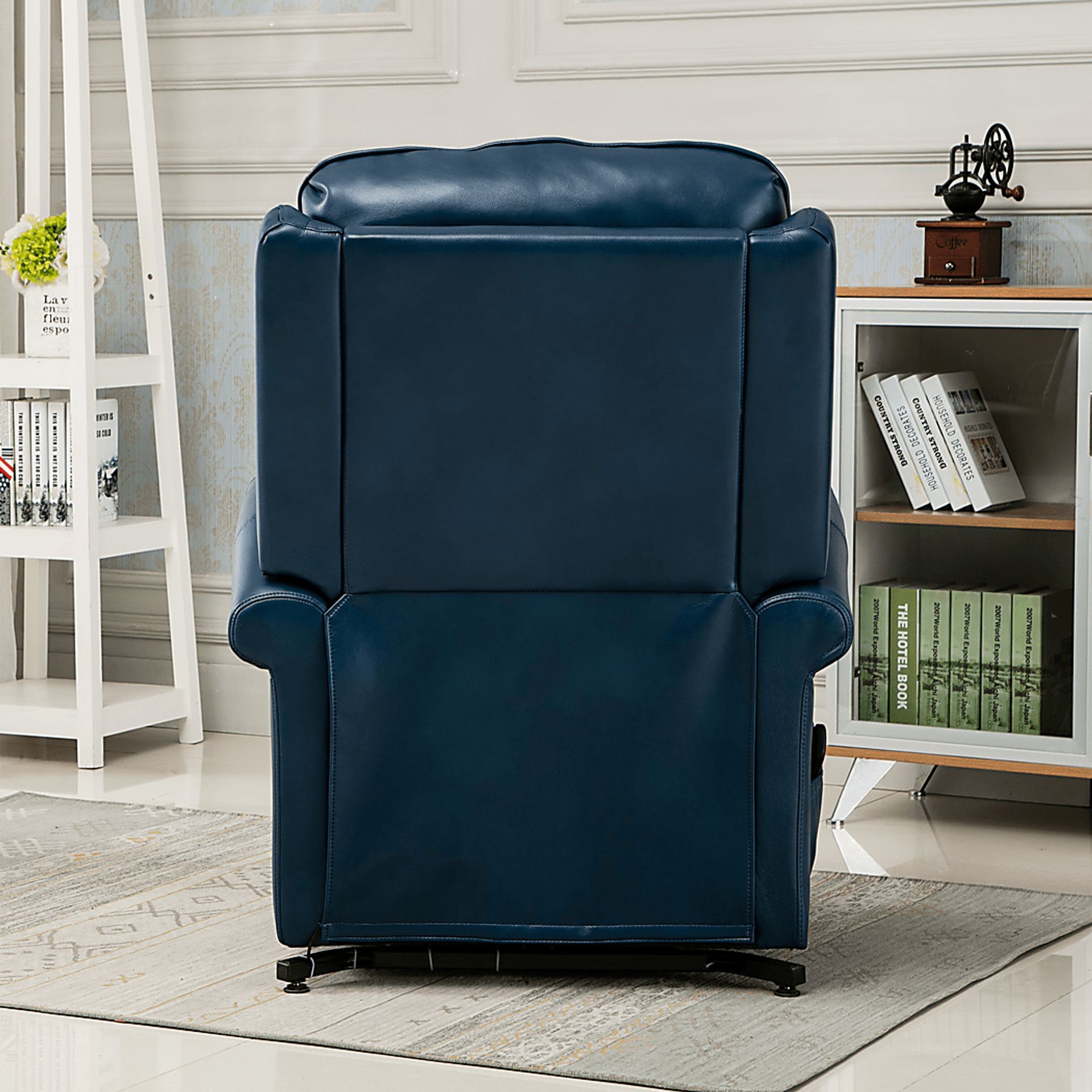 Enright Blue Power Recliner - Image 8