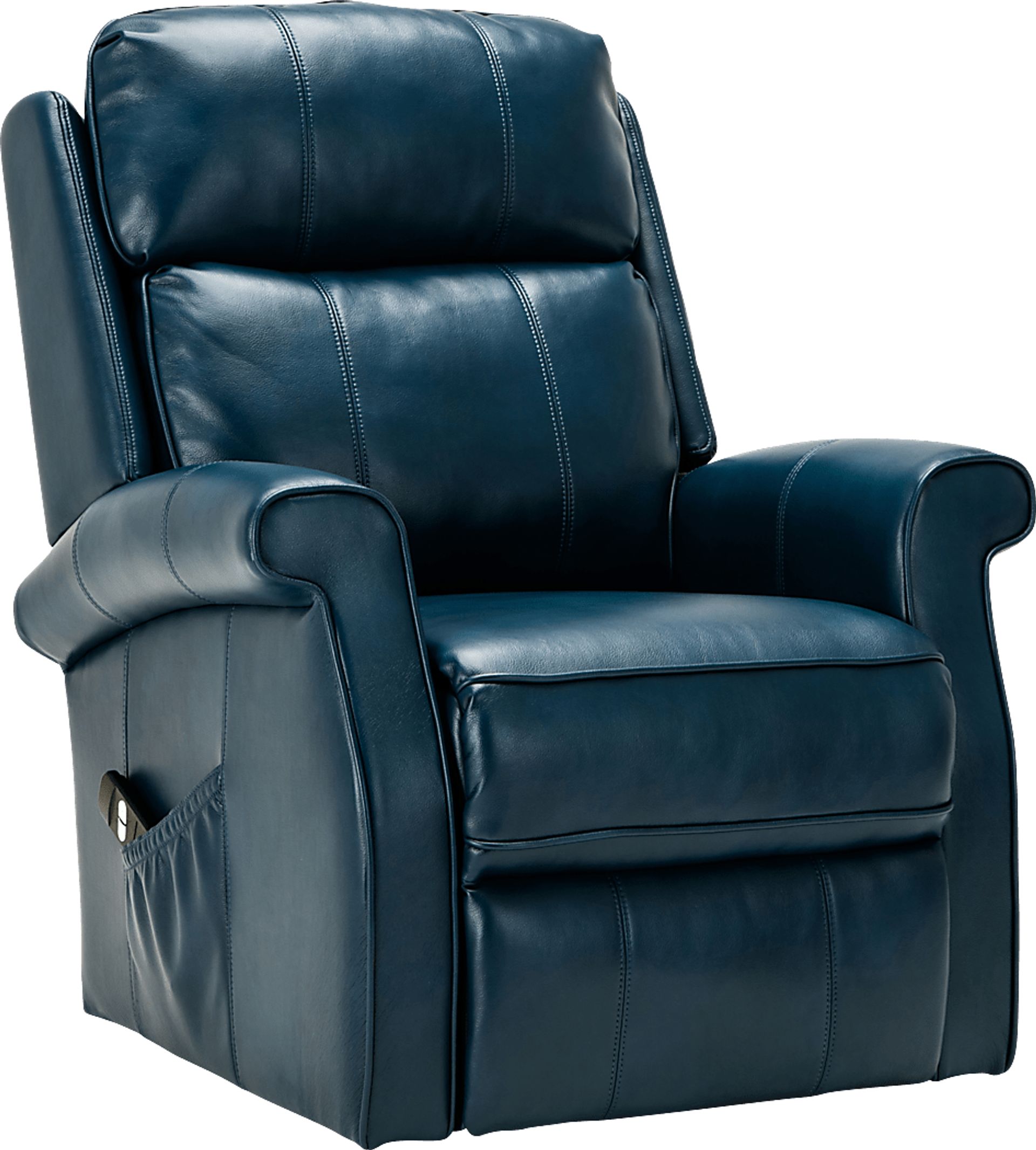 Enright Blue Power Recliner - Image 1