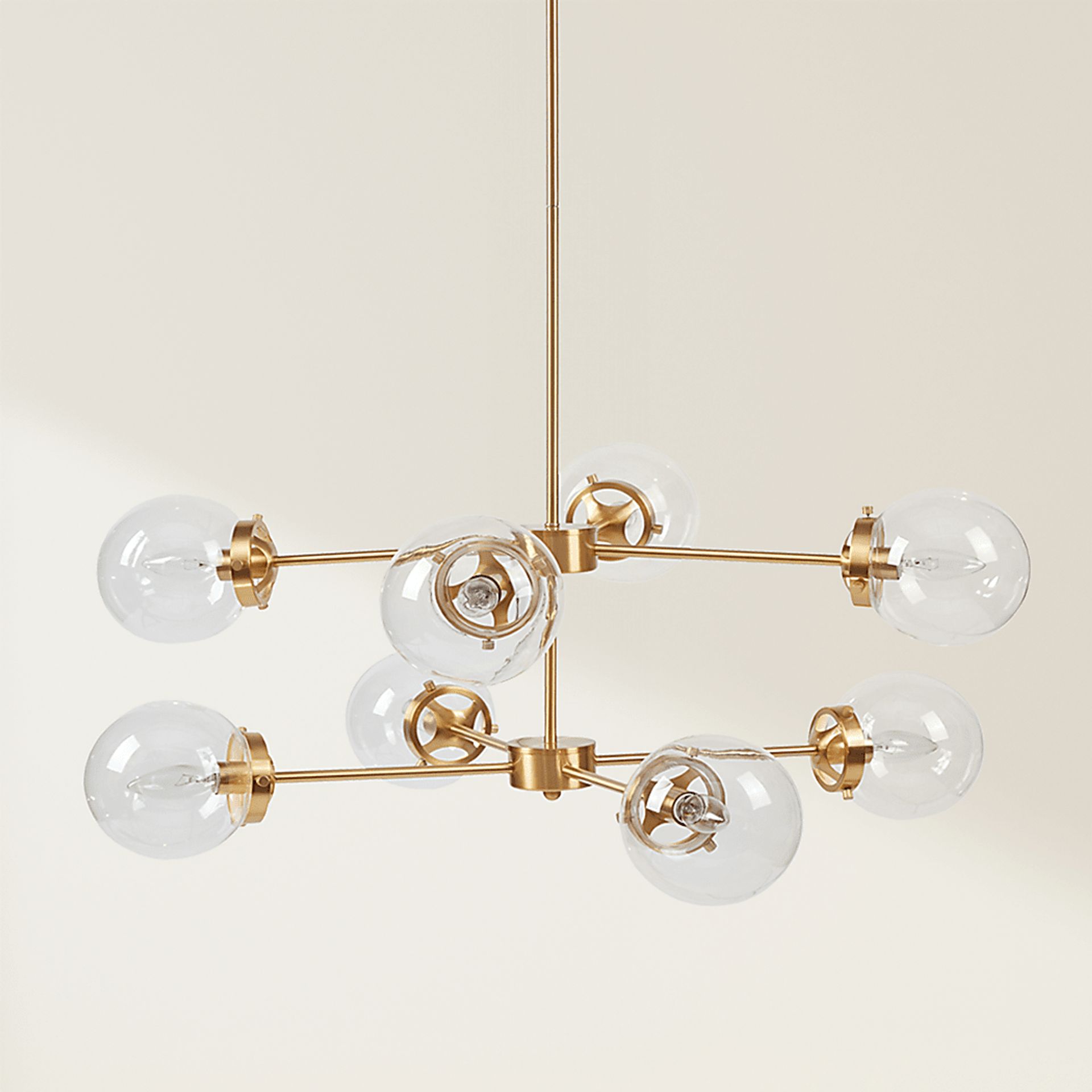 Ensign Place Gold Chandelier - Image 2