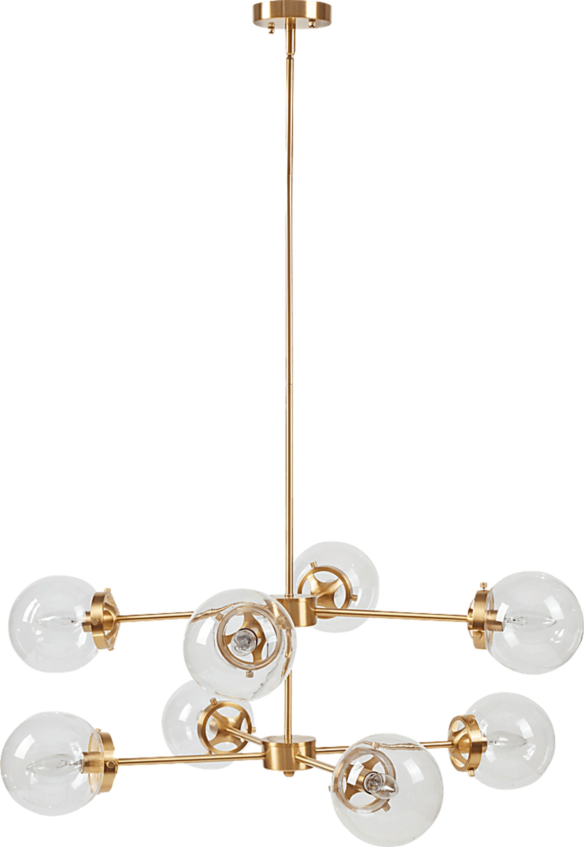 Ensign Place Gold Chandelier - Image 1
