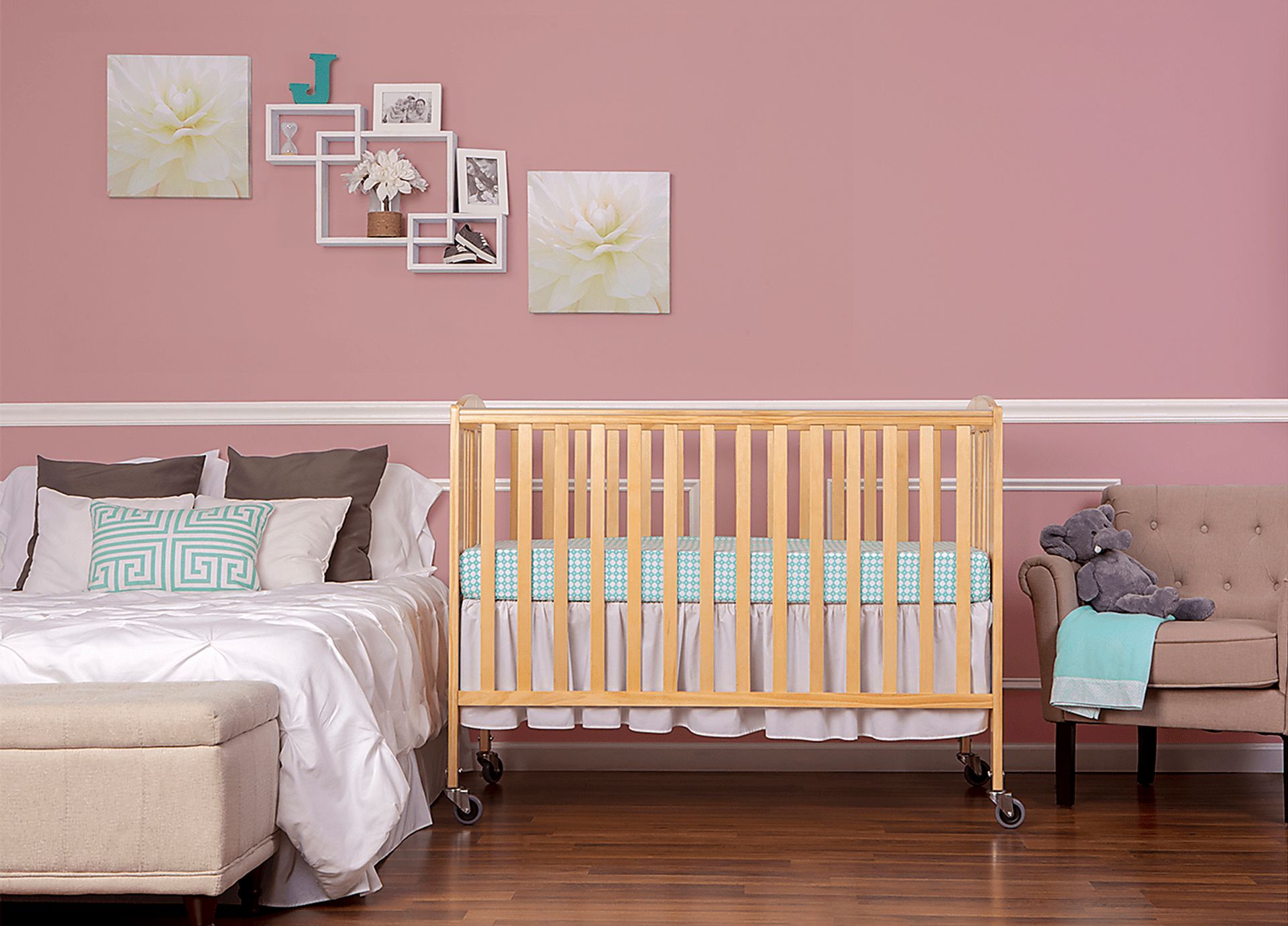 Ensly Natural Full Folding Crib - Image 8