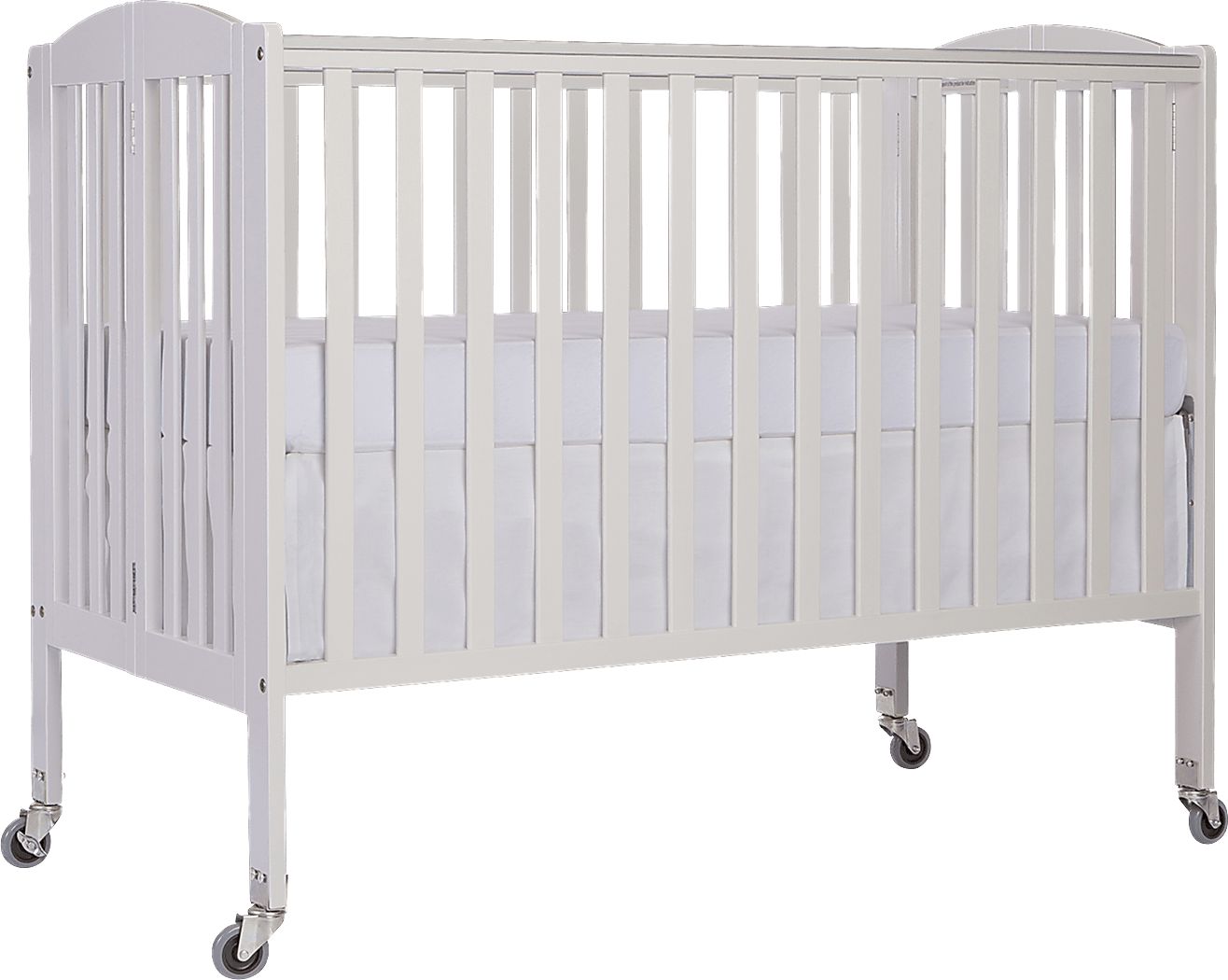 Ensly White Full Folding Crib Rooms To Go