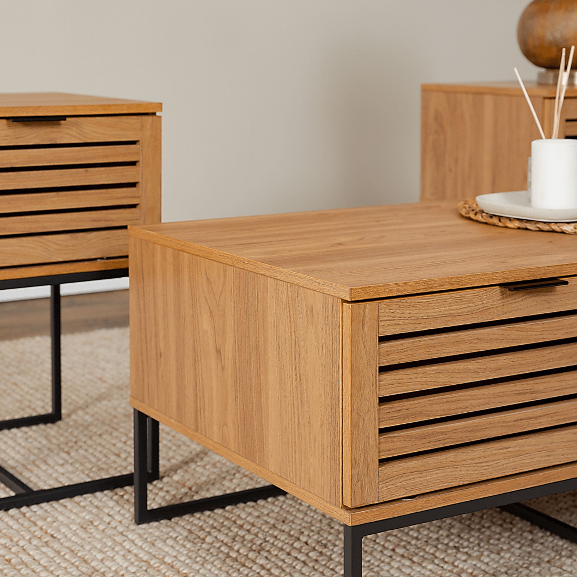 Ensone Brown 3-Piece Occasional Set - Image 2