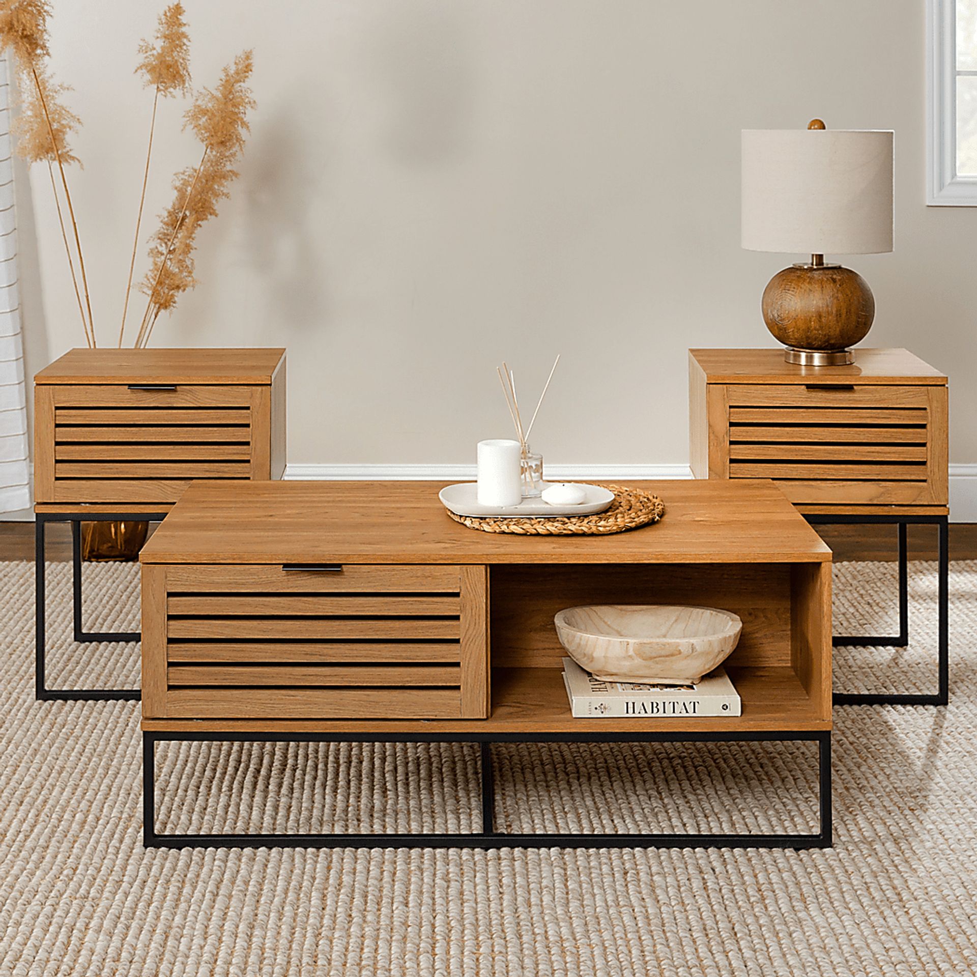 Ensone Brown 3-Piece Occasional Set - Image 3