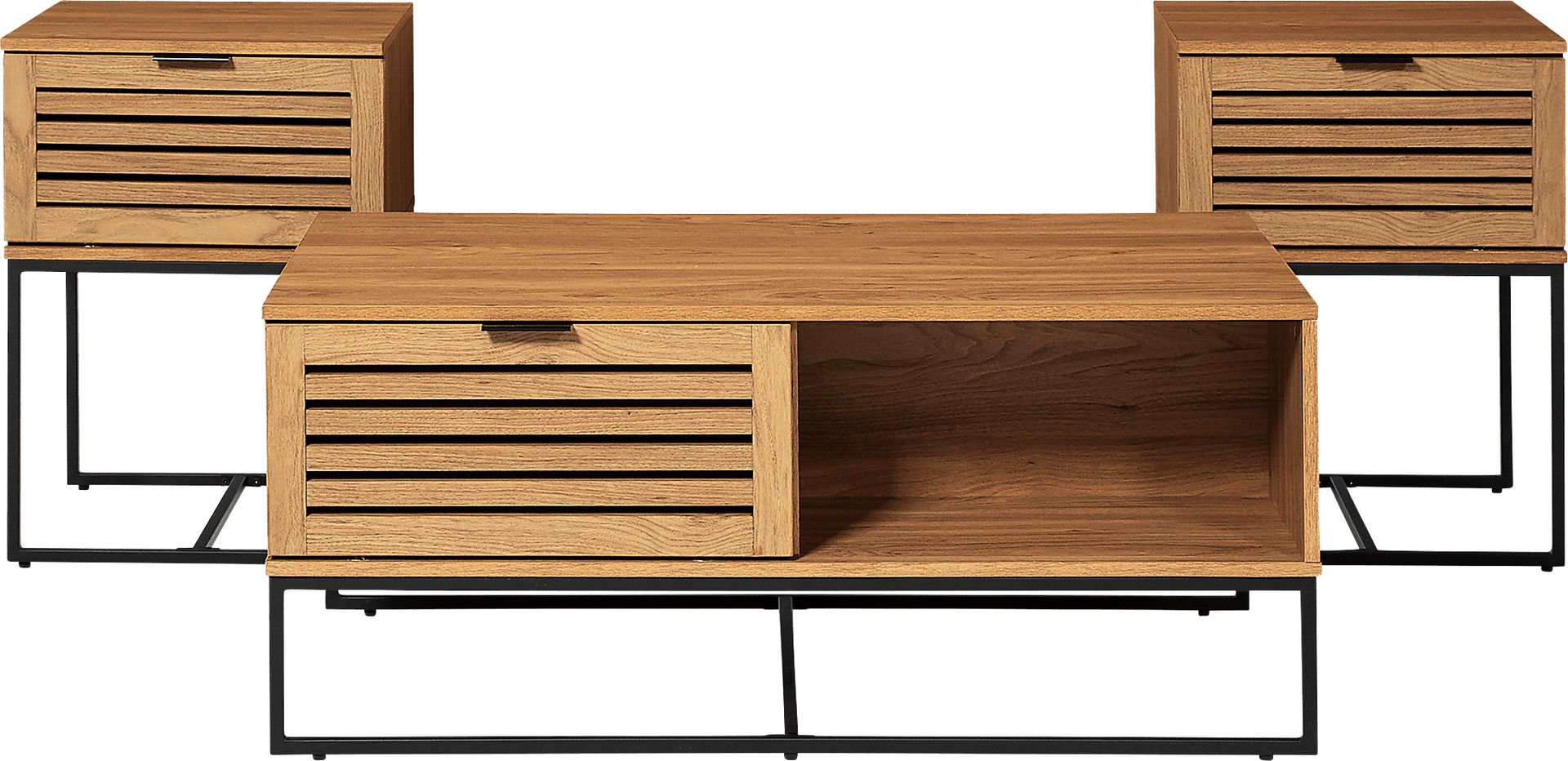 Ensone Brown 3-Piece Occasional Set - Image 1