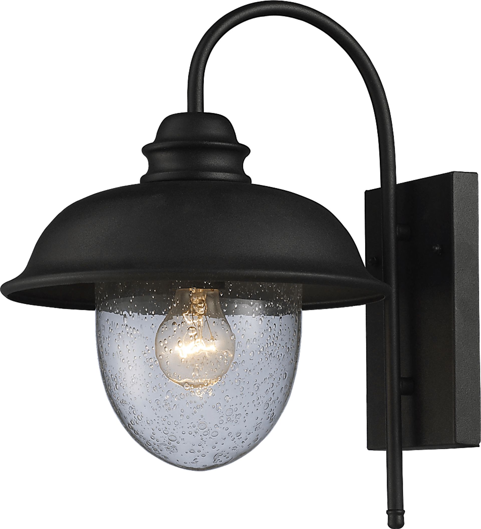Enston Black Outdoor Wall Sconce - Image 1