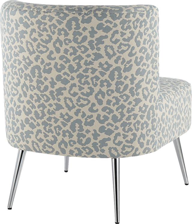 Entelman Blue Accent Chair - Thumbnail - Image 4