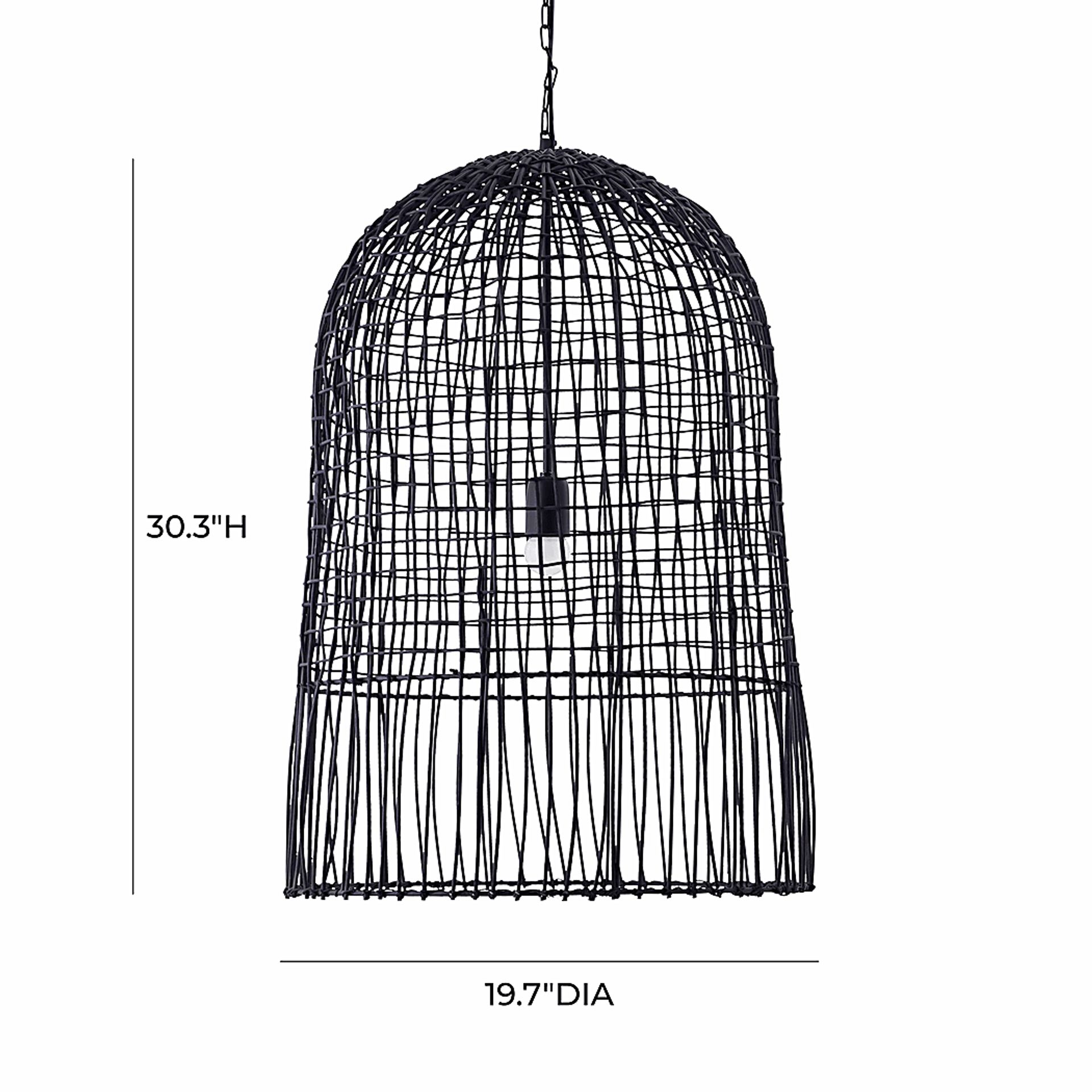 Entie Black Pendant - Image 6