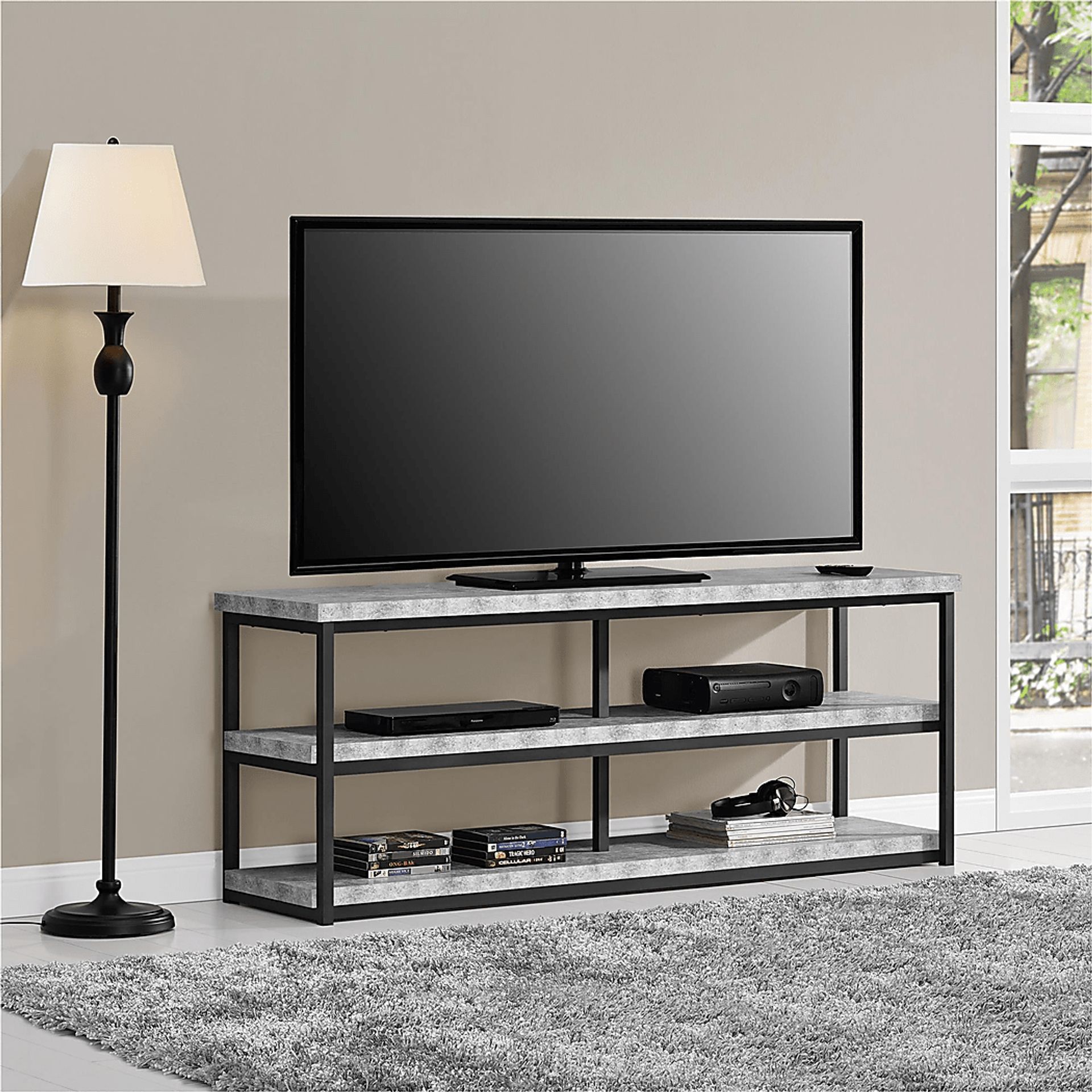Entiel Gray 63 in. Console - Image 5