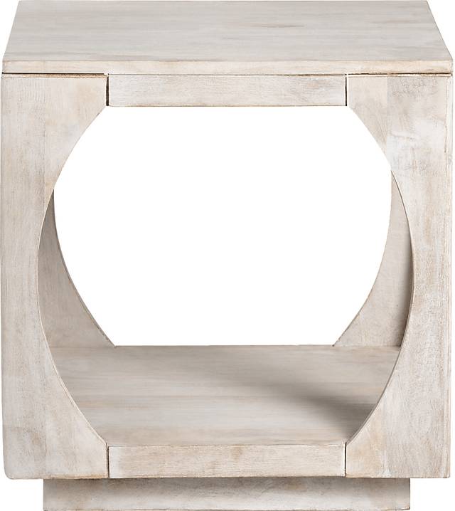 Entzel Gray End Table - Thumbnail - Image 1