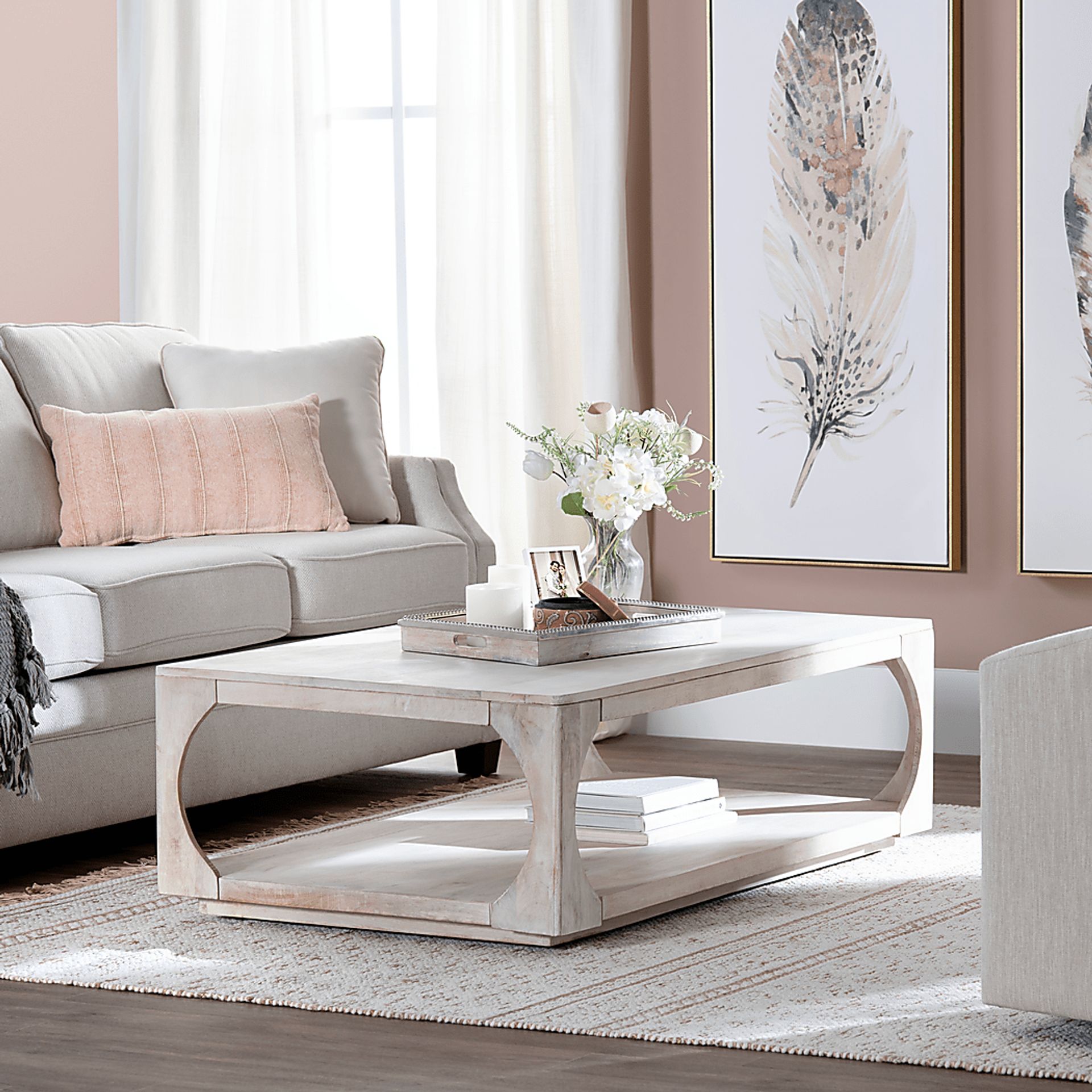 Entzel Natural Cocktail Table - Image 2