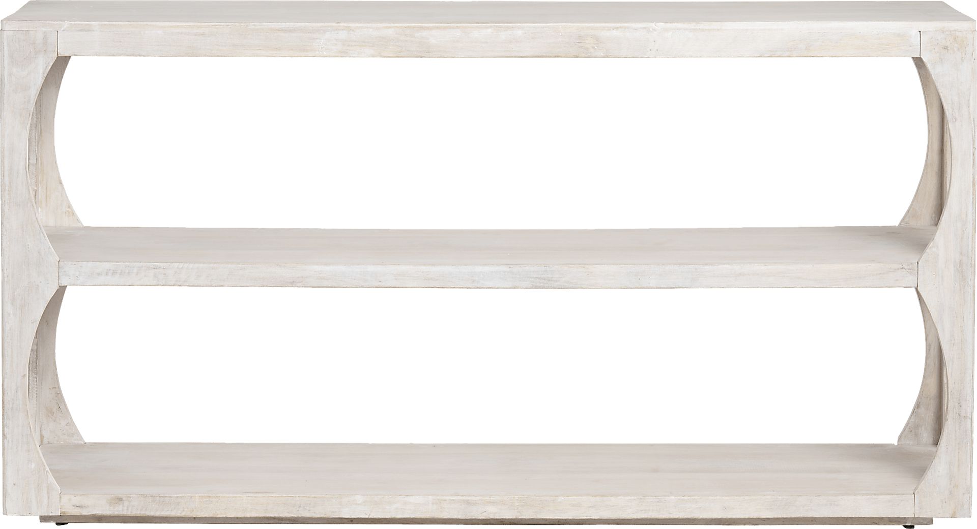 Entzel White Sofa Table - Image 2