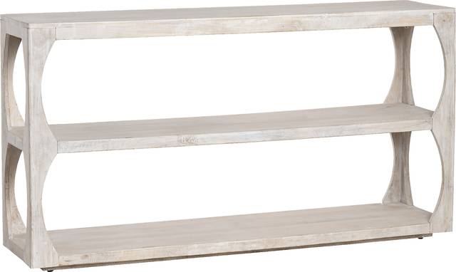 Entzel White Sofa Table - Thumbnail - Image 1