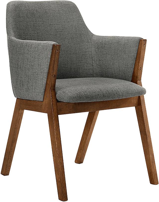Enzaran Charcoal Dining Chairs, Set of 2 - Thumbnail - Image 2