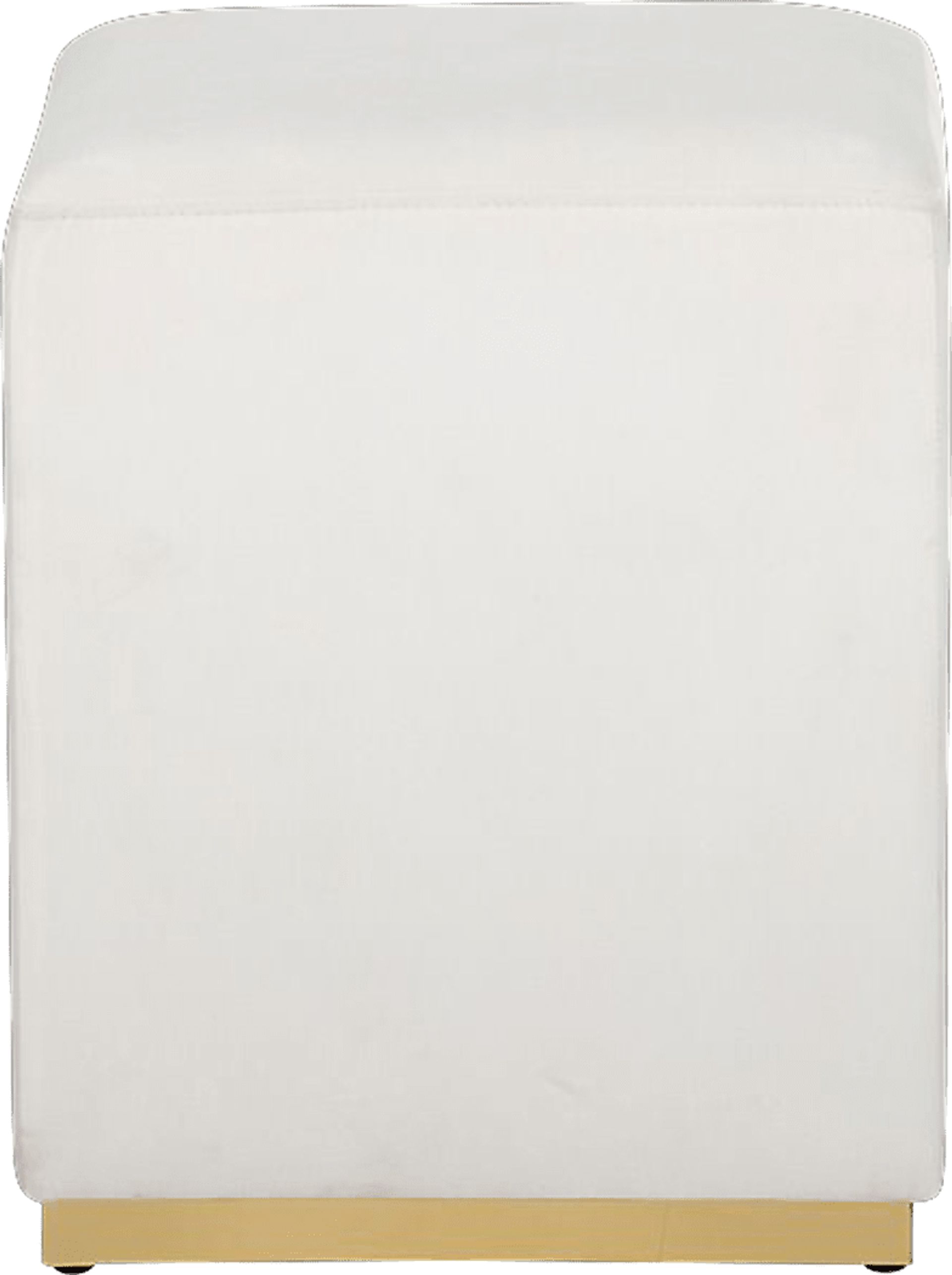 Enze Cream Ottoman - Image 2