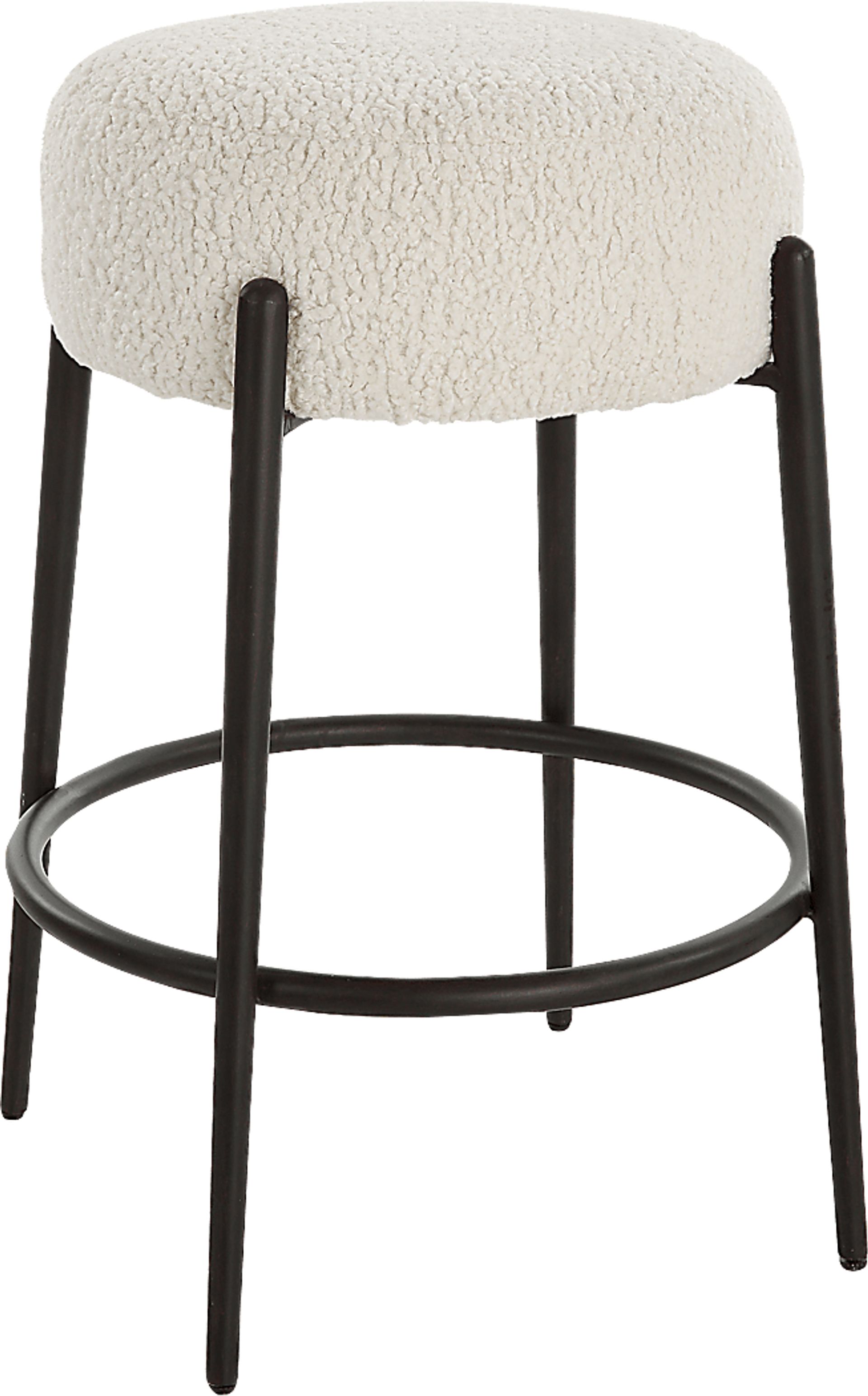 Enzian White Counter Height Stool - Image 1
