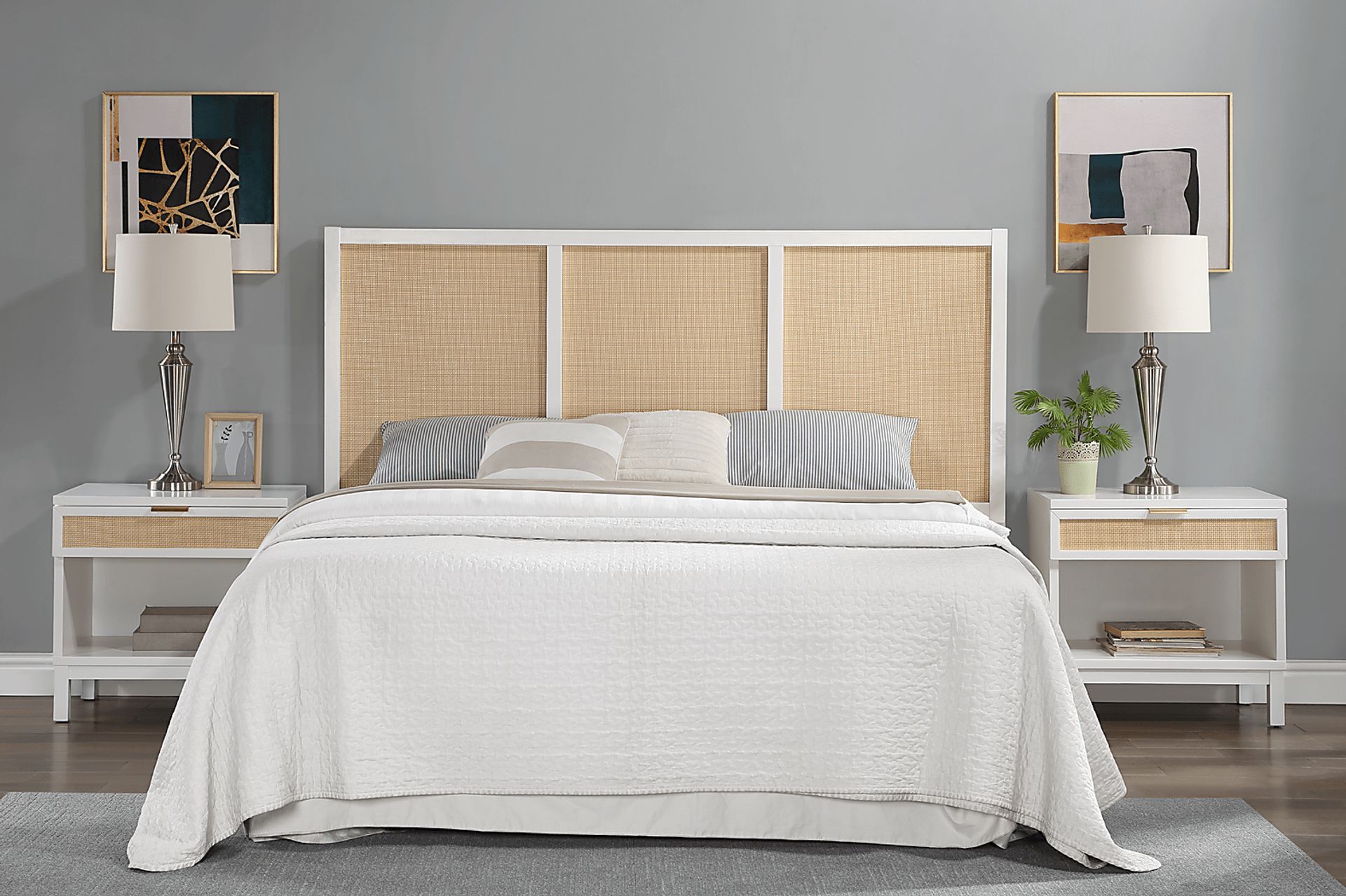 Enzoo Tan King Headboard - Image 3