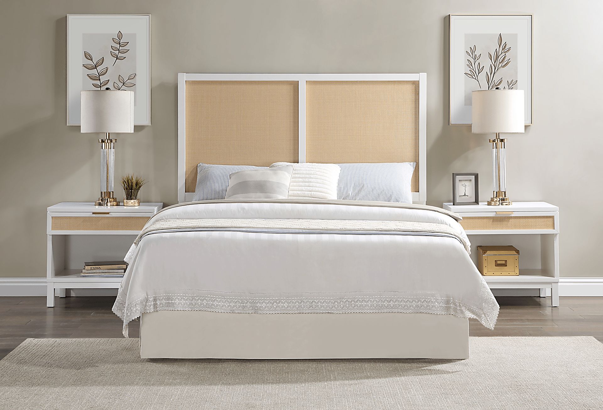 Enzoo Tan Queen Headboard - Image 3