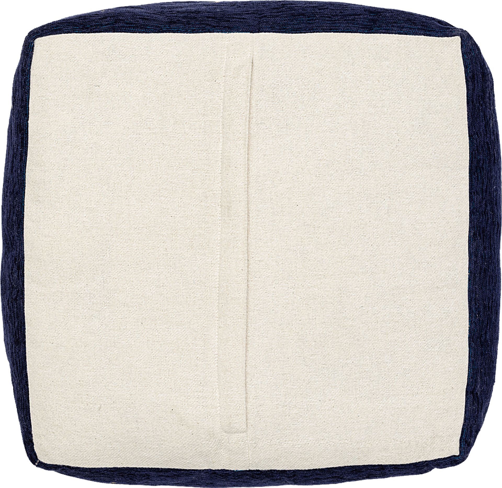 Epama Navy/Yellow Pouf - Image 5