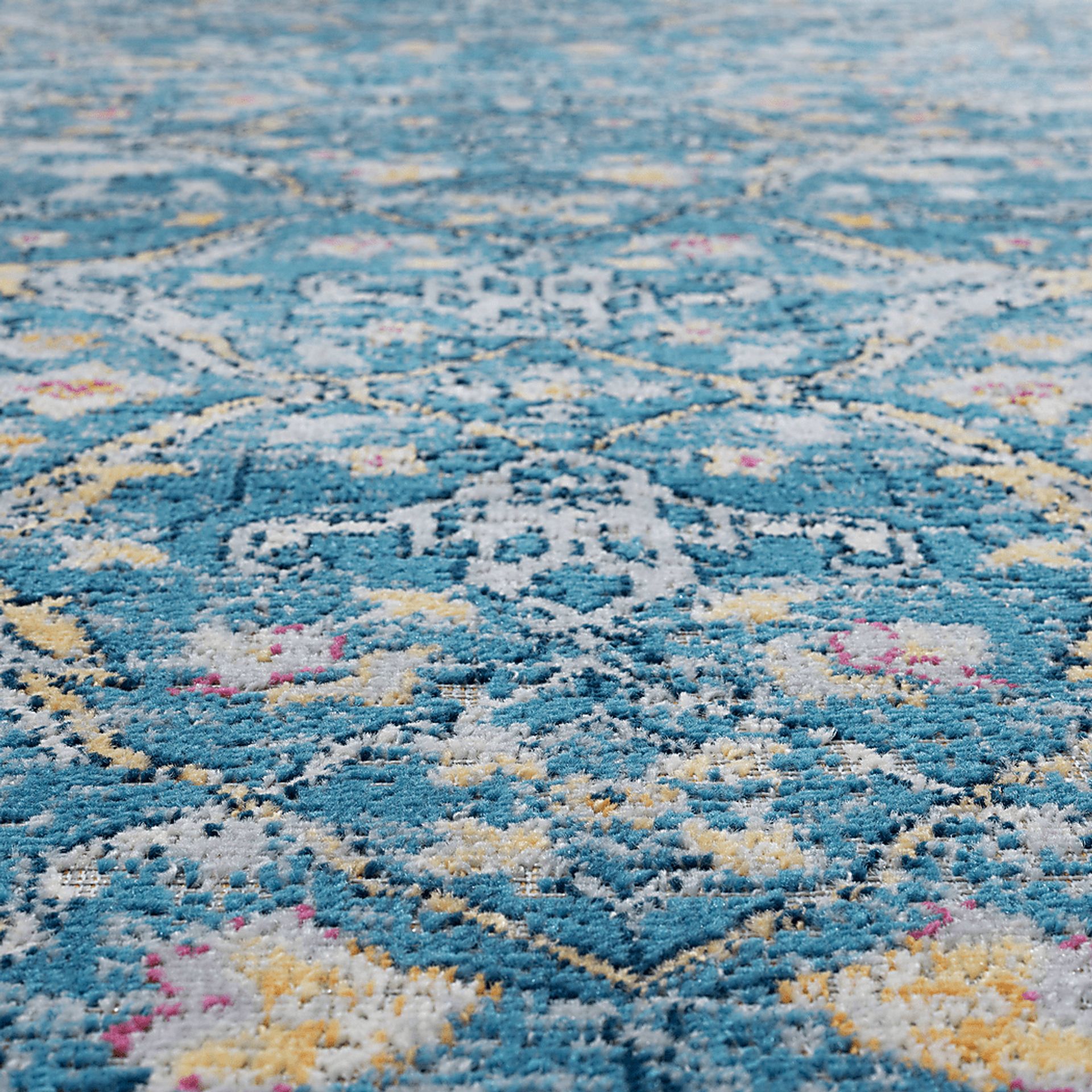 Epder Blue/Cream 5'3 x 7'10 Indoor/Outdoor Rug - Image 6