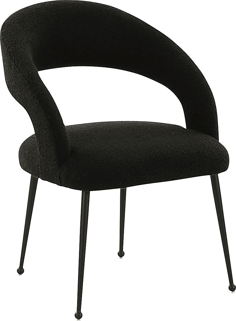 Ephross Black Arm Chair