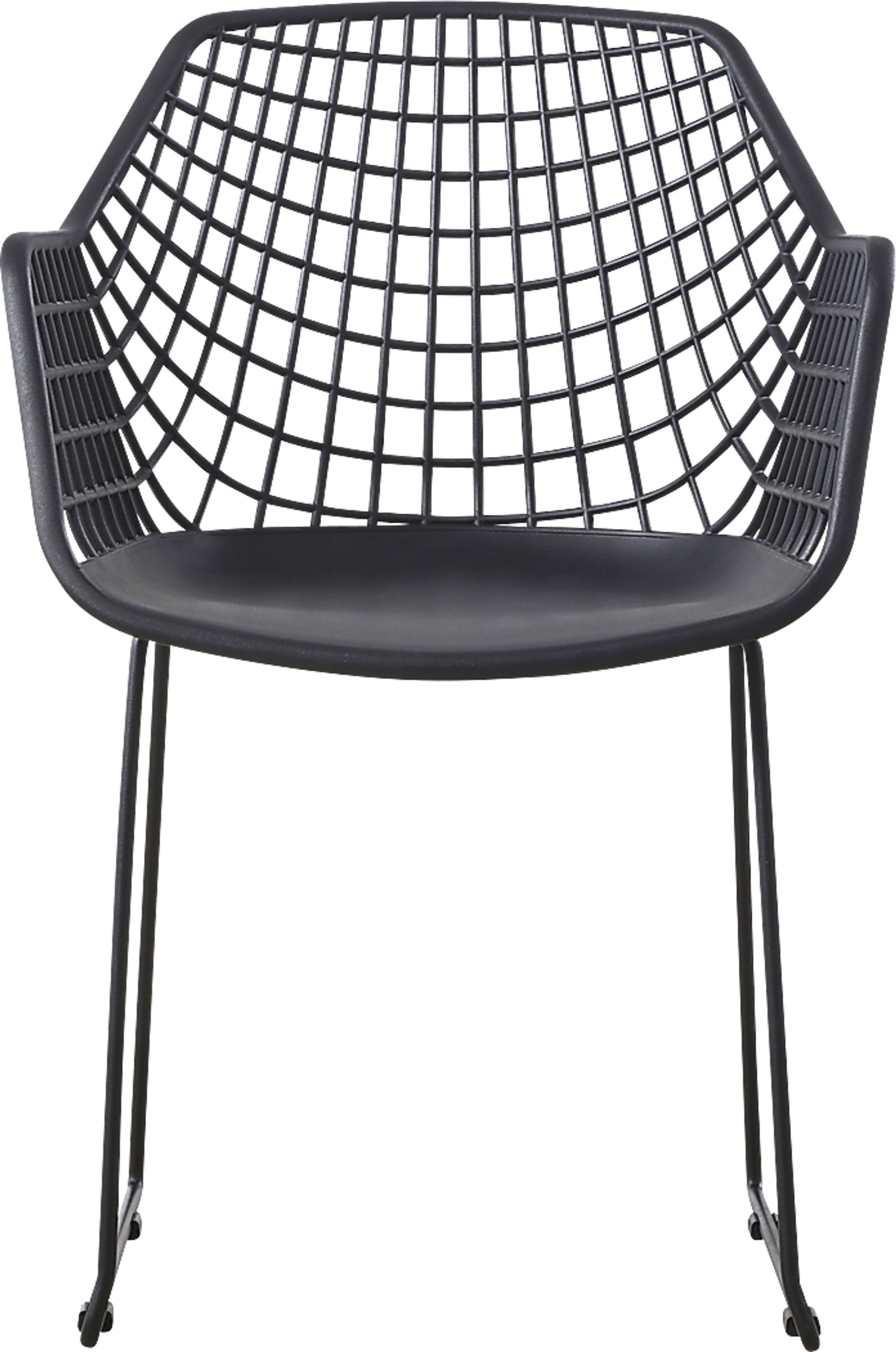 Outdoor Epperson Black Chair, Set of 2 - Image 3