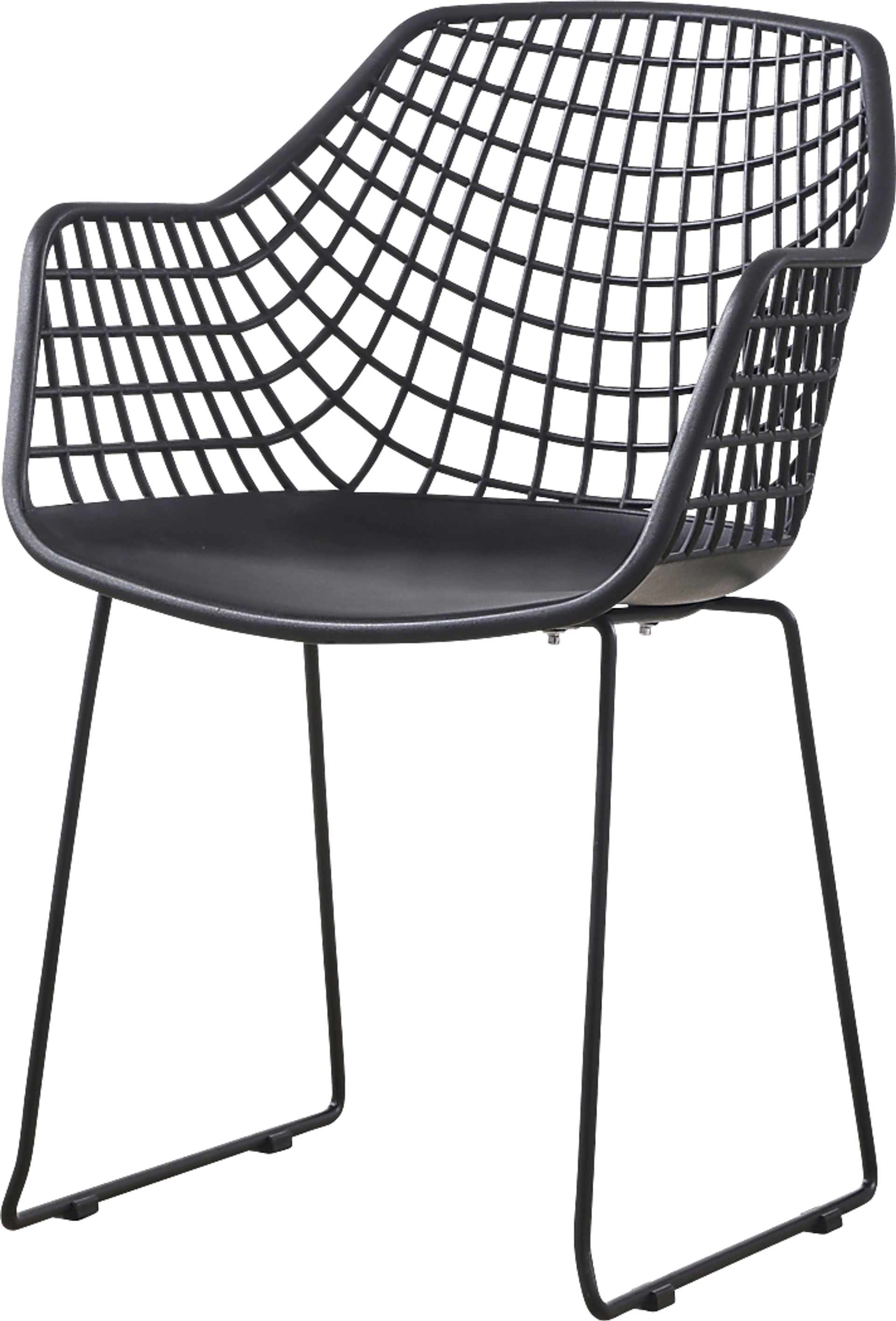 Outdoor Epperson Black Chair, Set of 2 - Image 4
