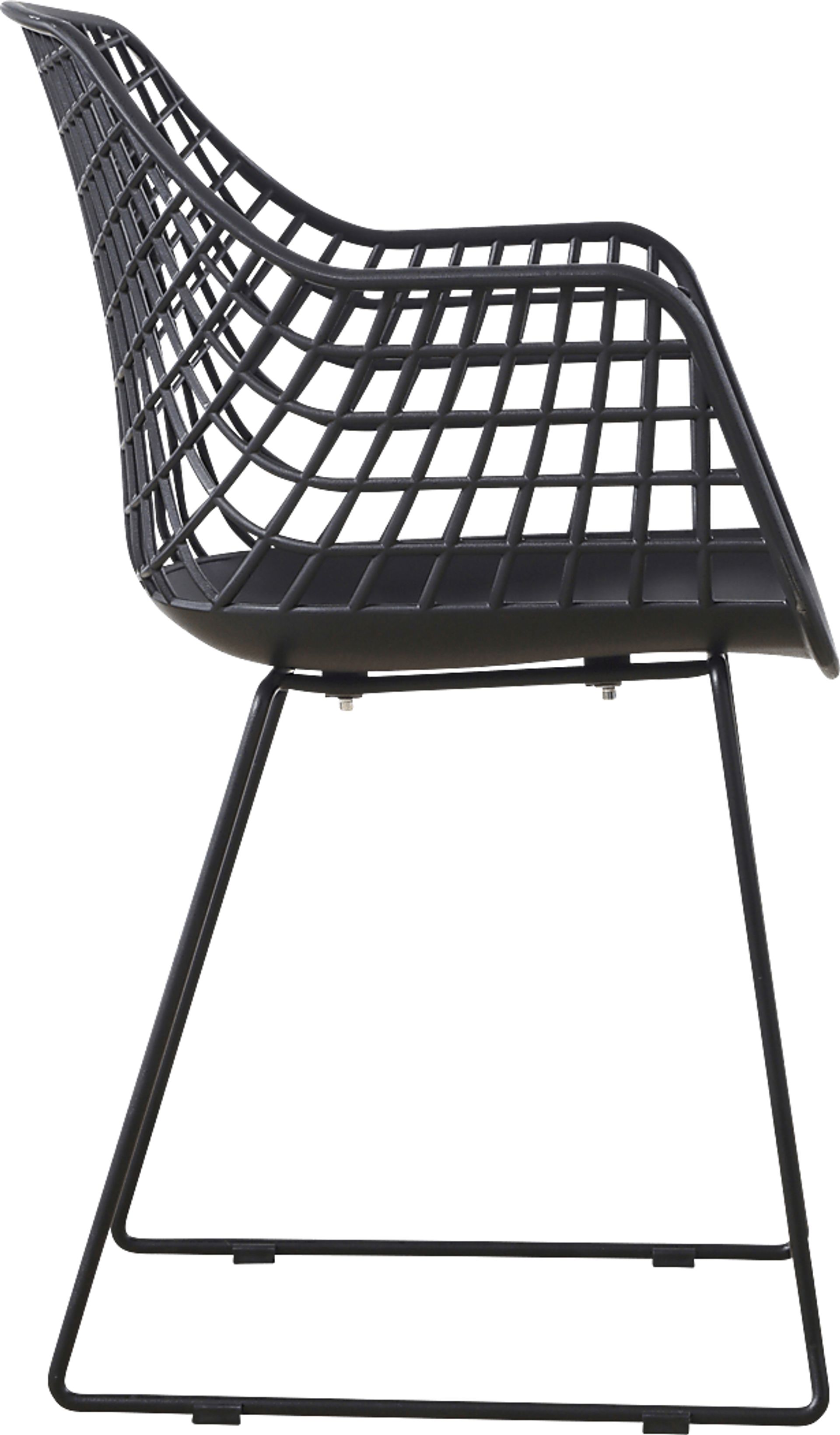 Outdoor Epperson Black Chair, Set of 2 - Image 5