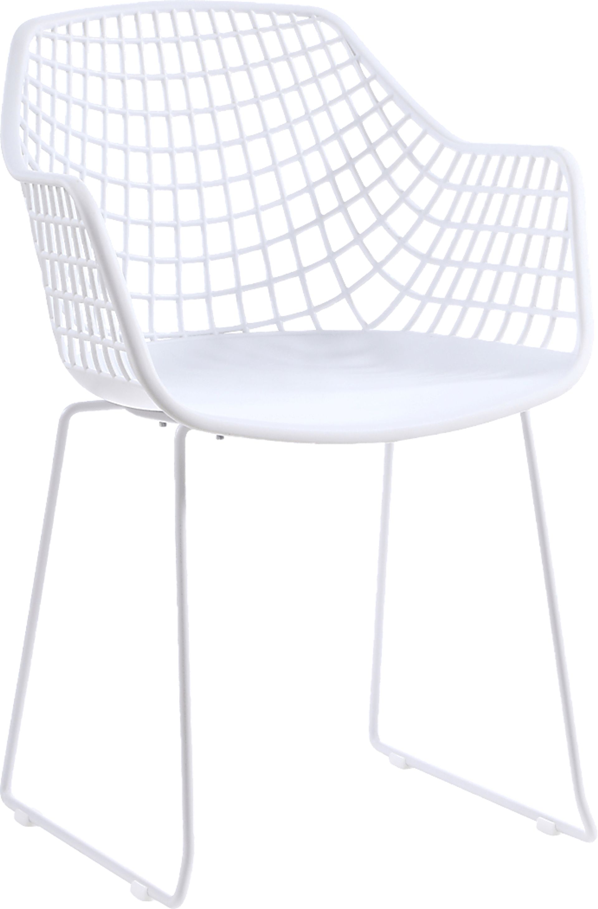 Outdoor Epperson White Chair, Set of 2 - Image 2