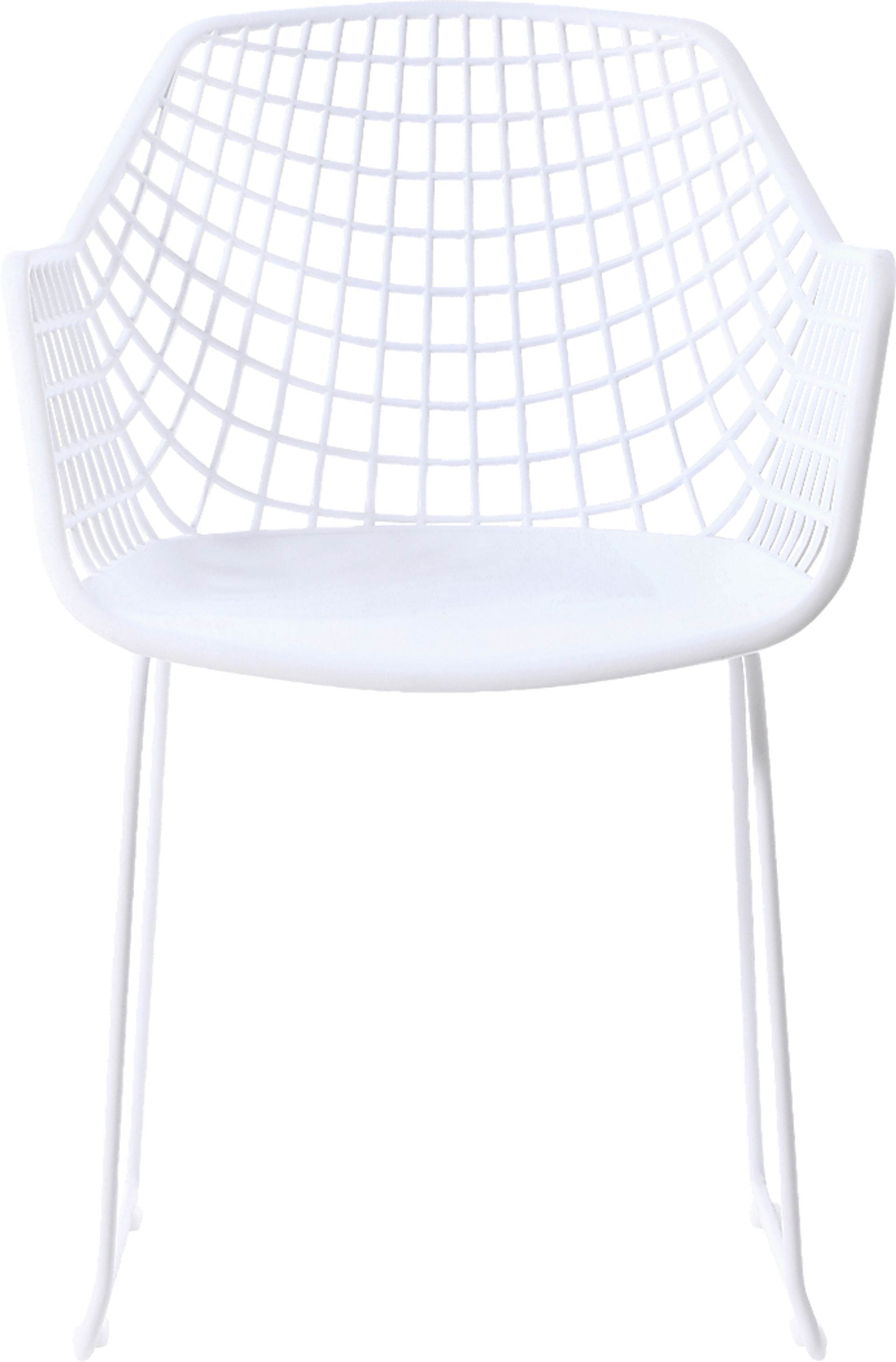 Outdoor Epperson White Chair, Set of 2 - Image 3