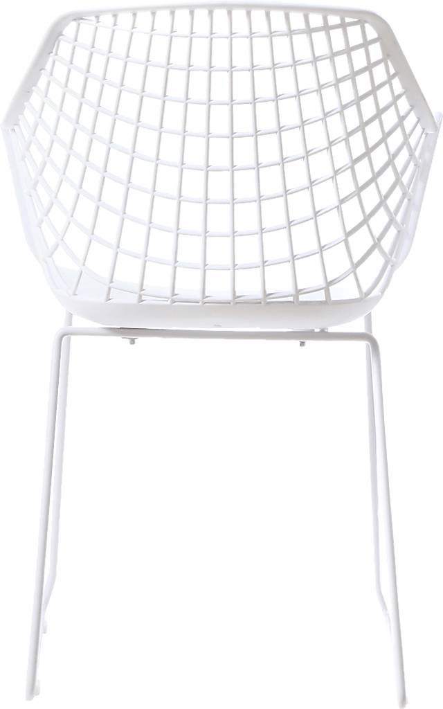 Outdoor Epperson White Chair, Set of 2 - Thumbnail - Image 6