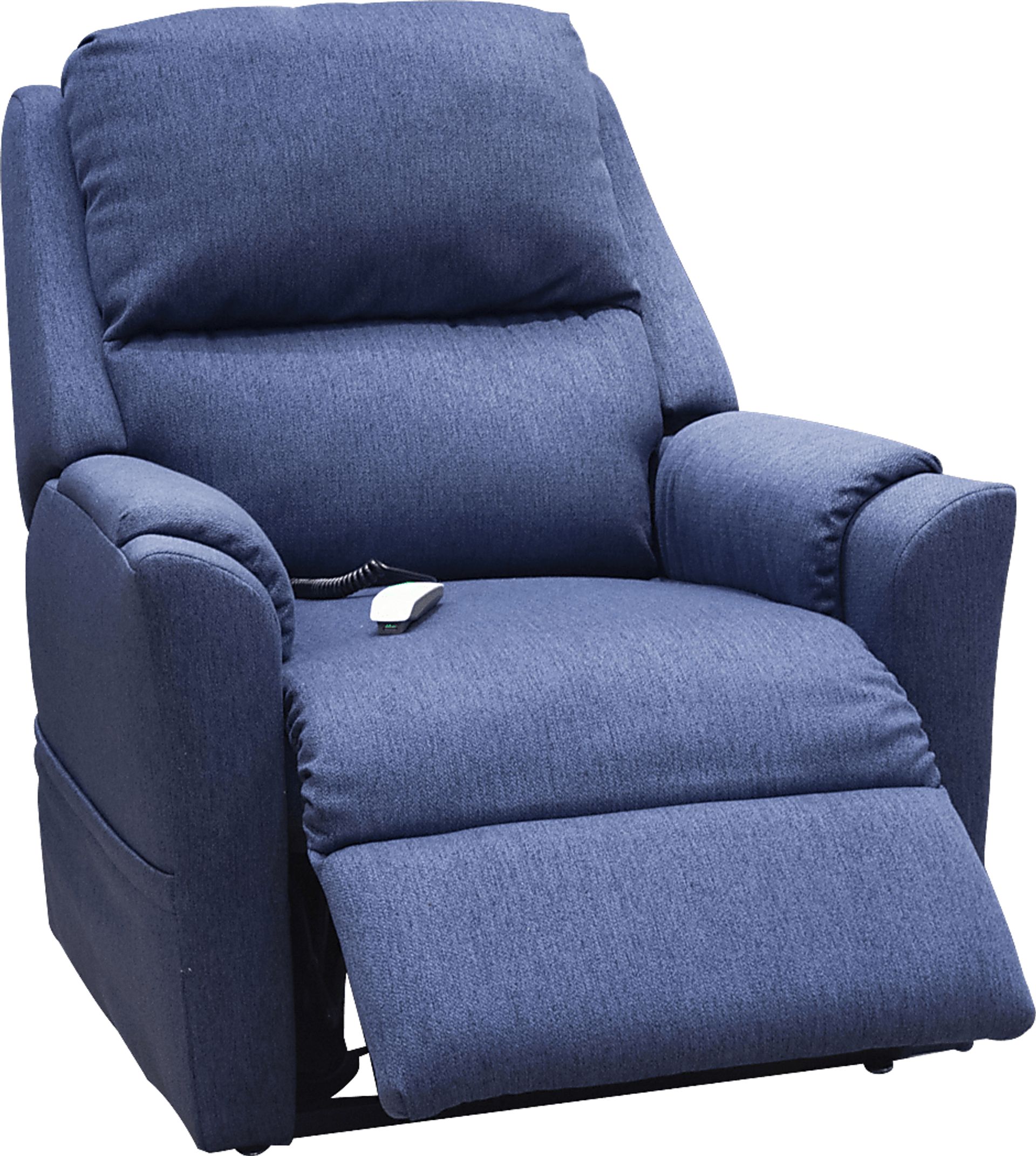 Eppingdale Blue Lift Chair Power Recliner - Image 3
