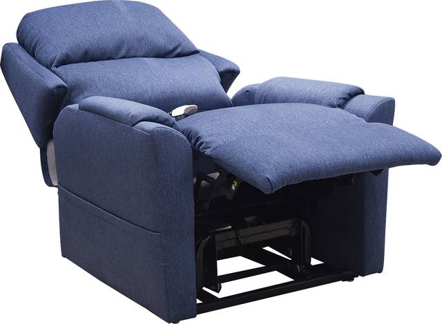 Eppingdale Blue Lift Chair Power Recliner - Thumbnail - Image 4