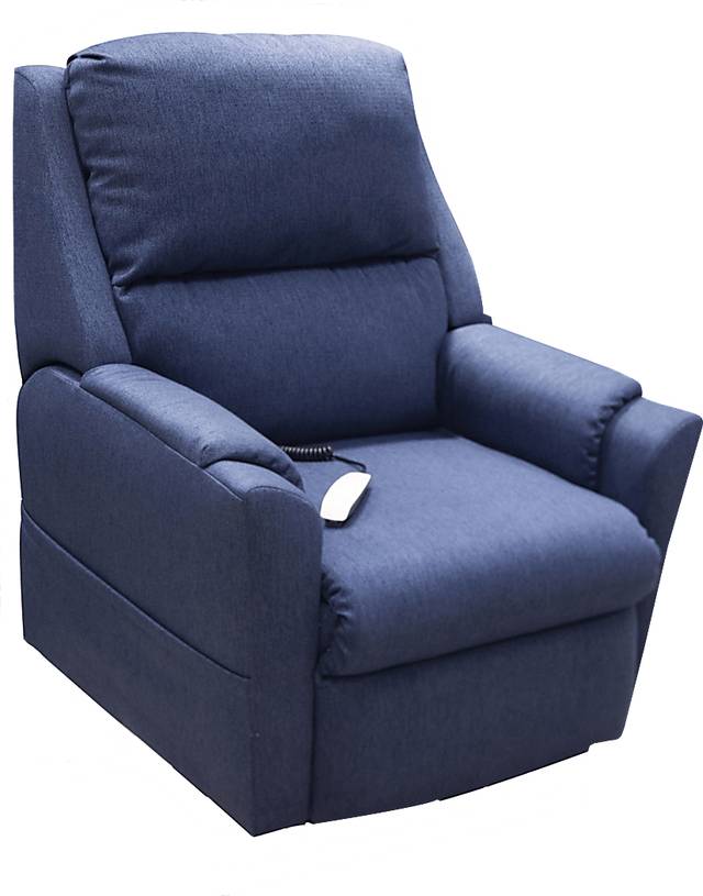 Eppingdale Blue Lift Chair Power Recliner - Thumbnail - Image 1