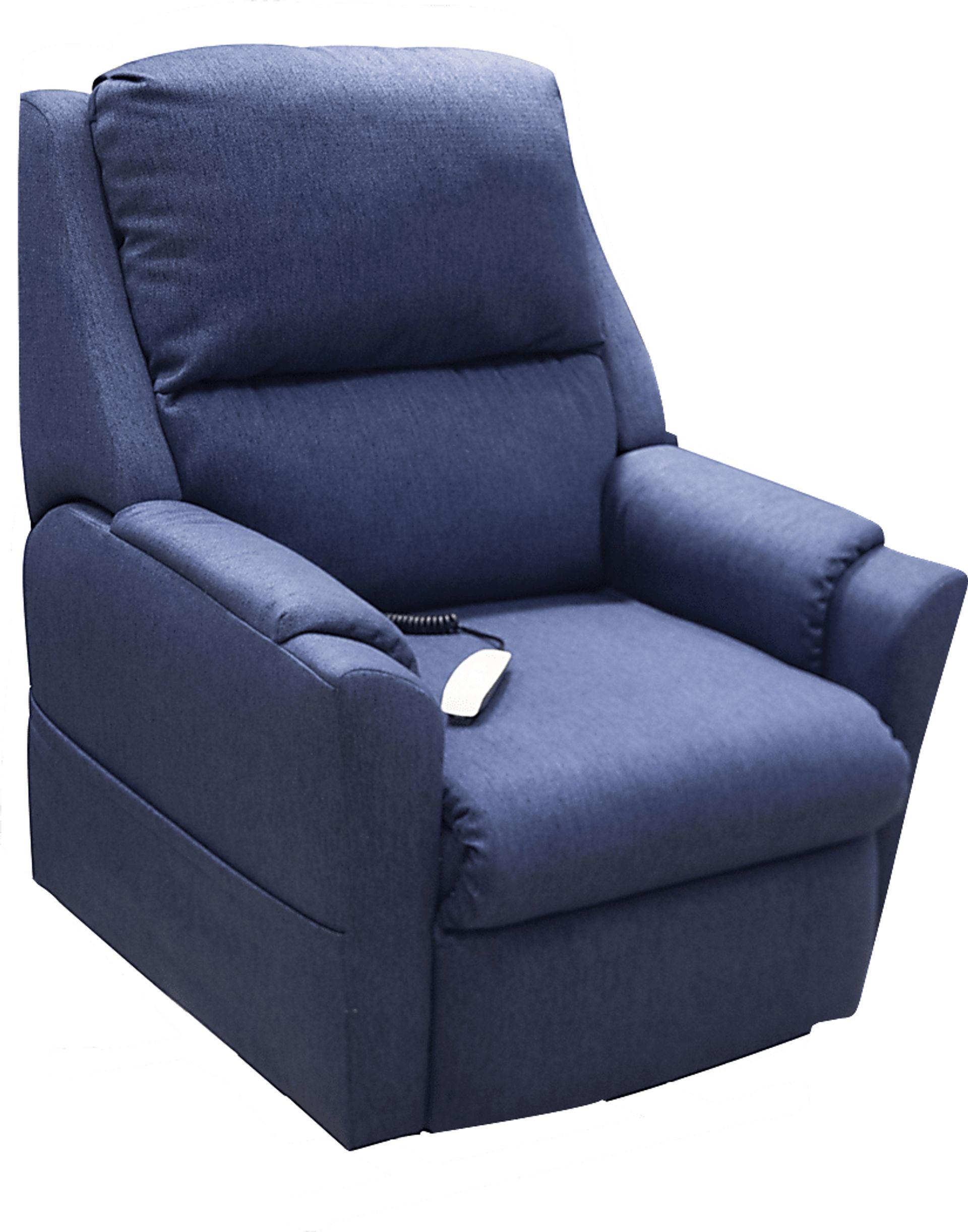 Eppingdale Blue Lift Chair Power Recliner - Image 1