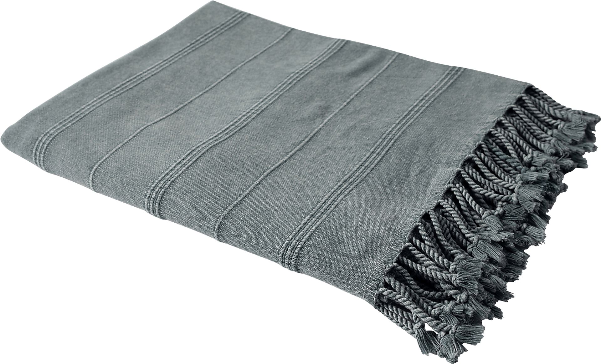 Eppond Gray Throw Blanket - Image 3