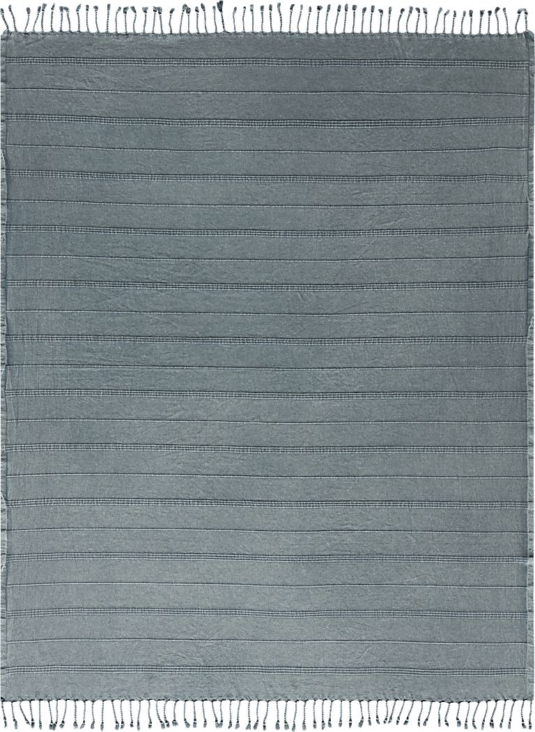 Eppond Gray Throw Blanket