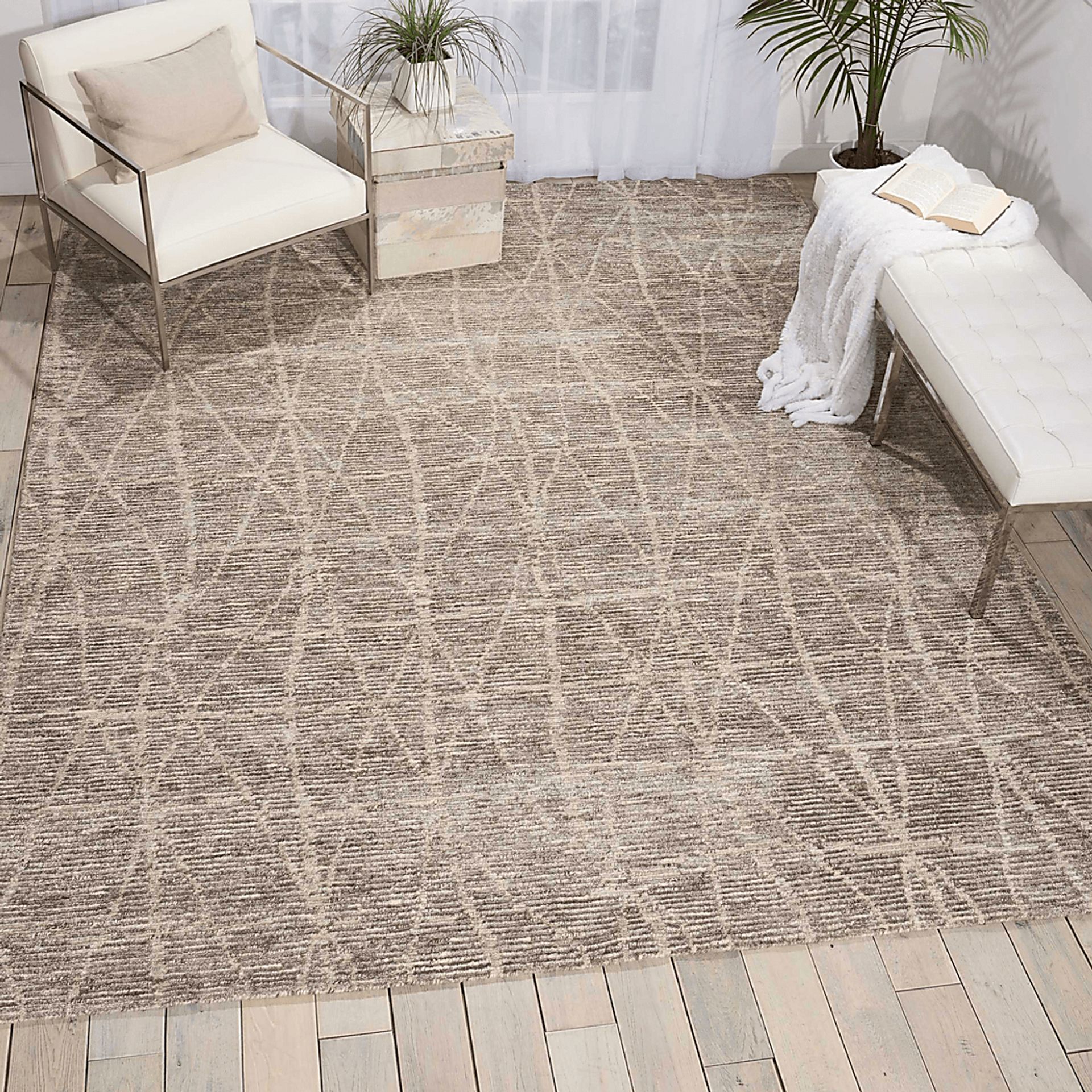 Equanimity Beige 5'6 x 7'5 Rug - Image 2
