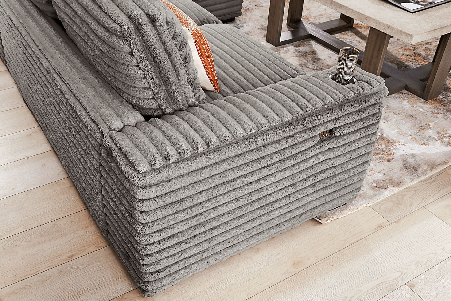 Equinox Gray 2 Pc Sectional - Image 2