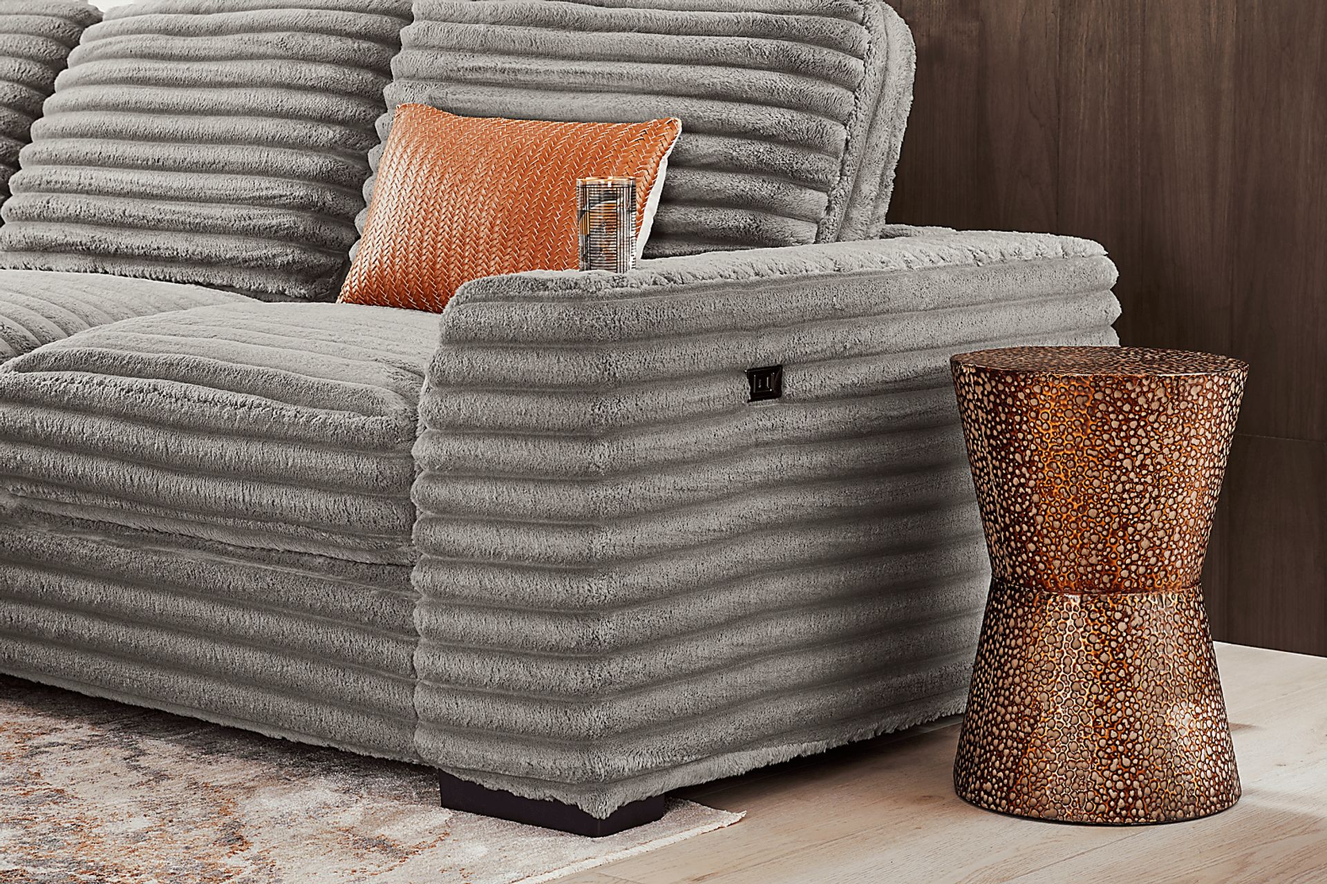 Equinox Gray 2 Pc Sectional - Image 3