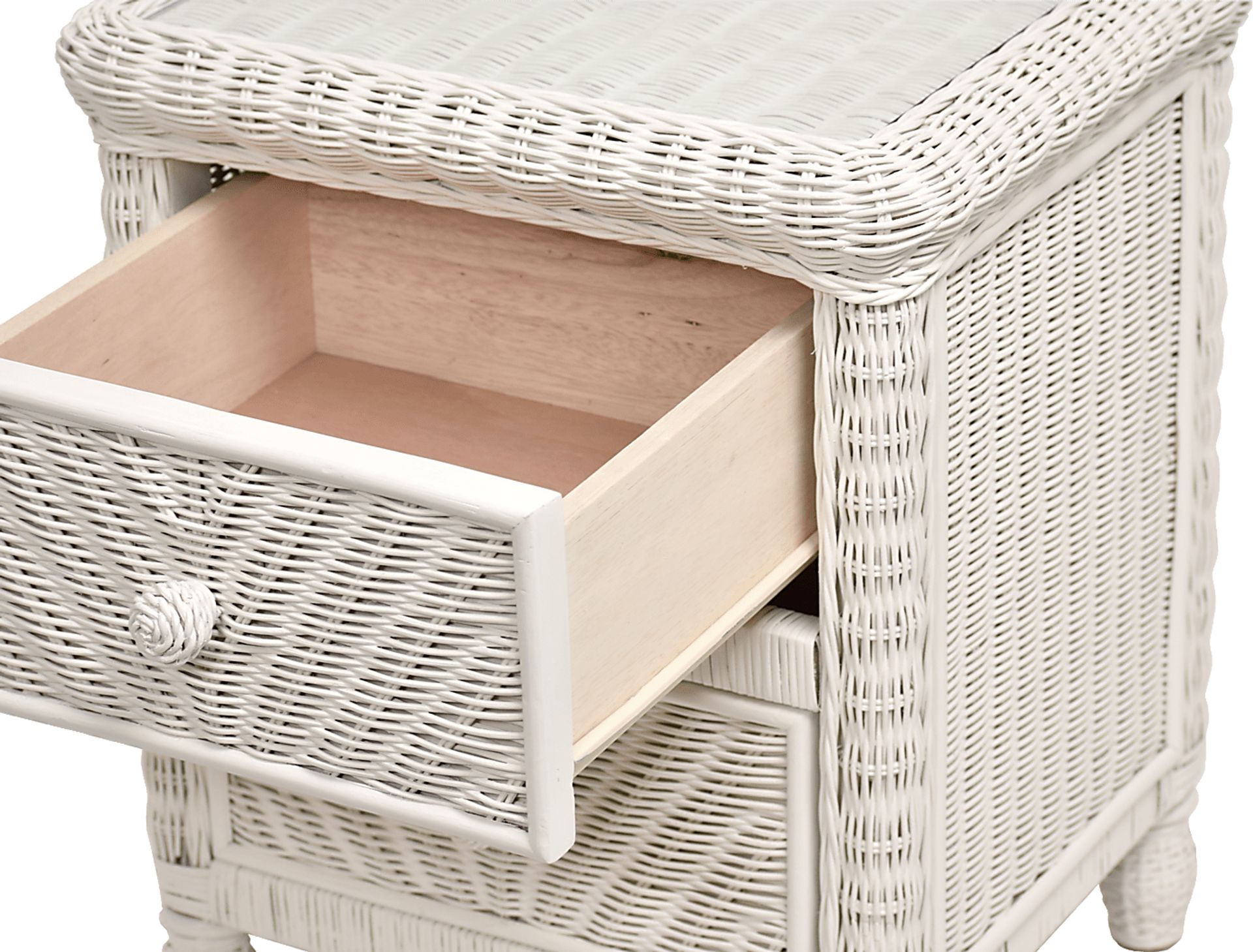 Erasto White Nightstand - Image 7
