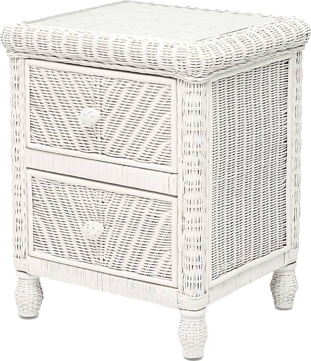 Erasto White Nightstand - Thumbnail - Image 1