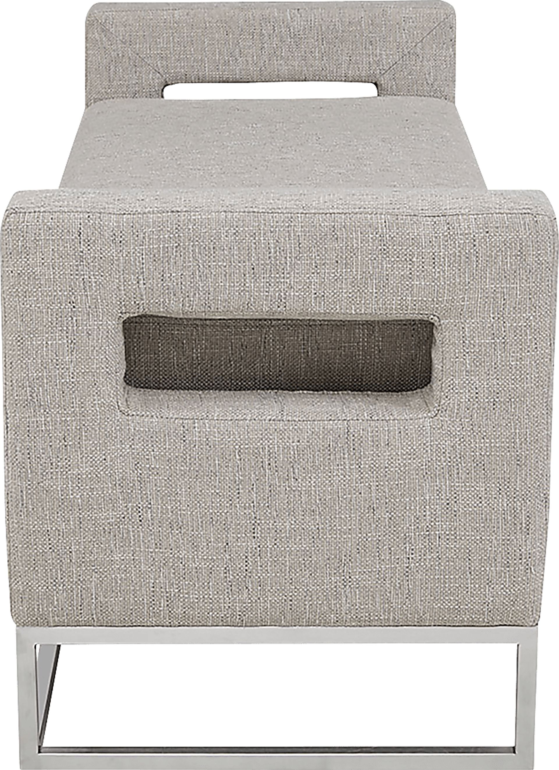 Erato Gray Storage Bench - Image 6