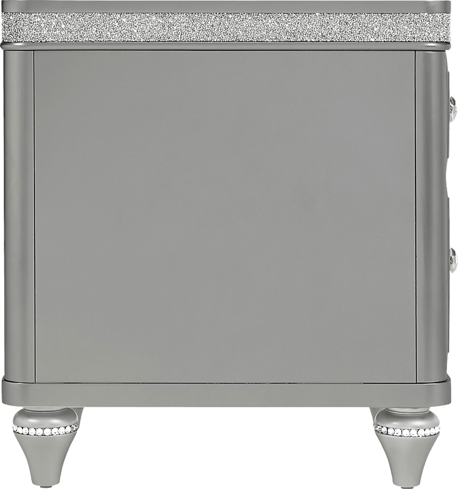Erato Silver Chairside Table - Image 8