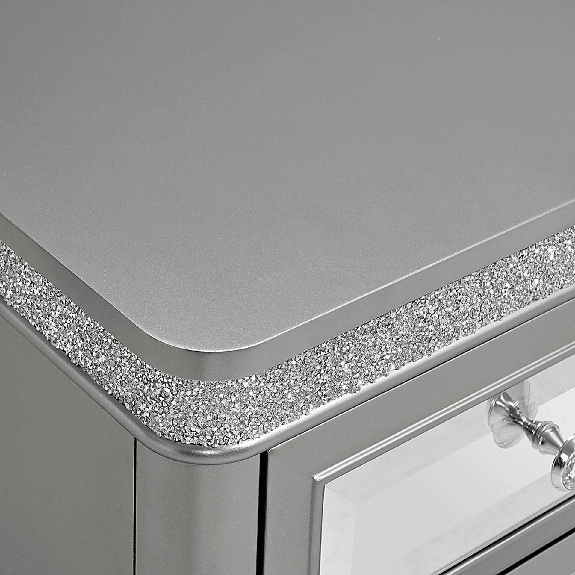 Erato Silver Chairside Table - Image 9