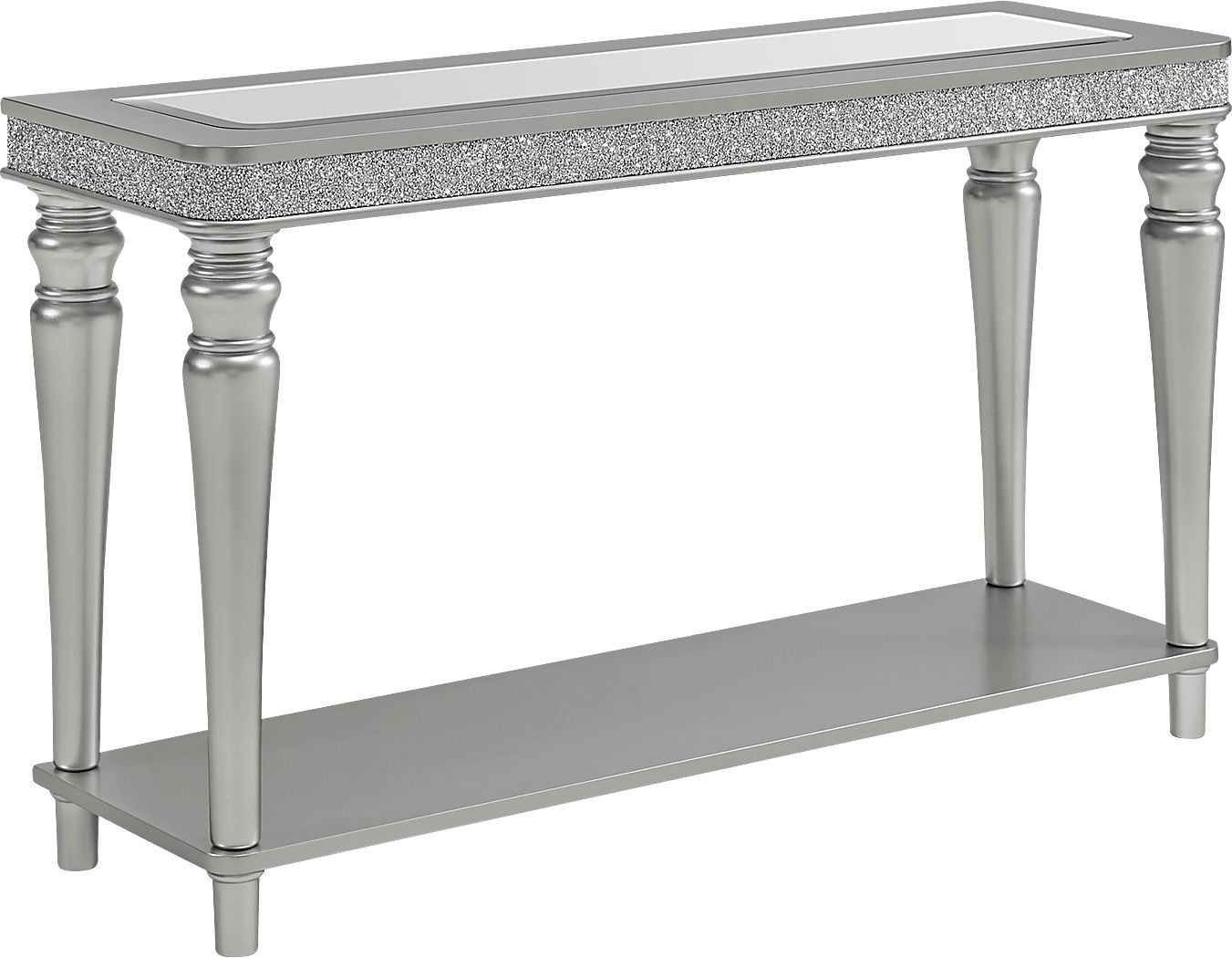 Erato Silver Console Table