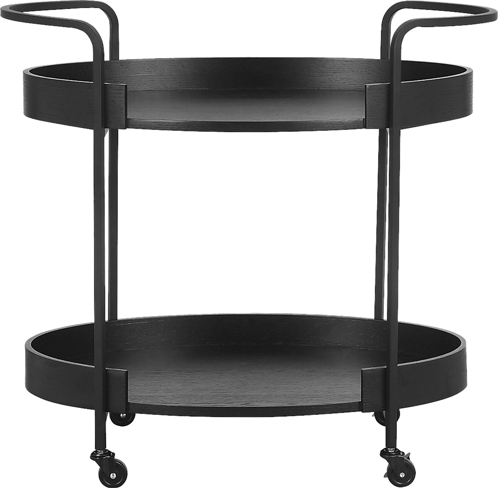 Erburu Black Bar Cart - Image 4