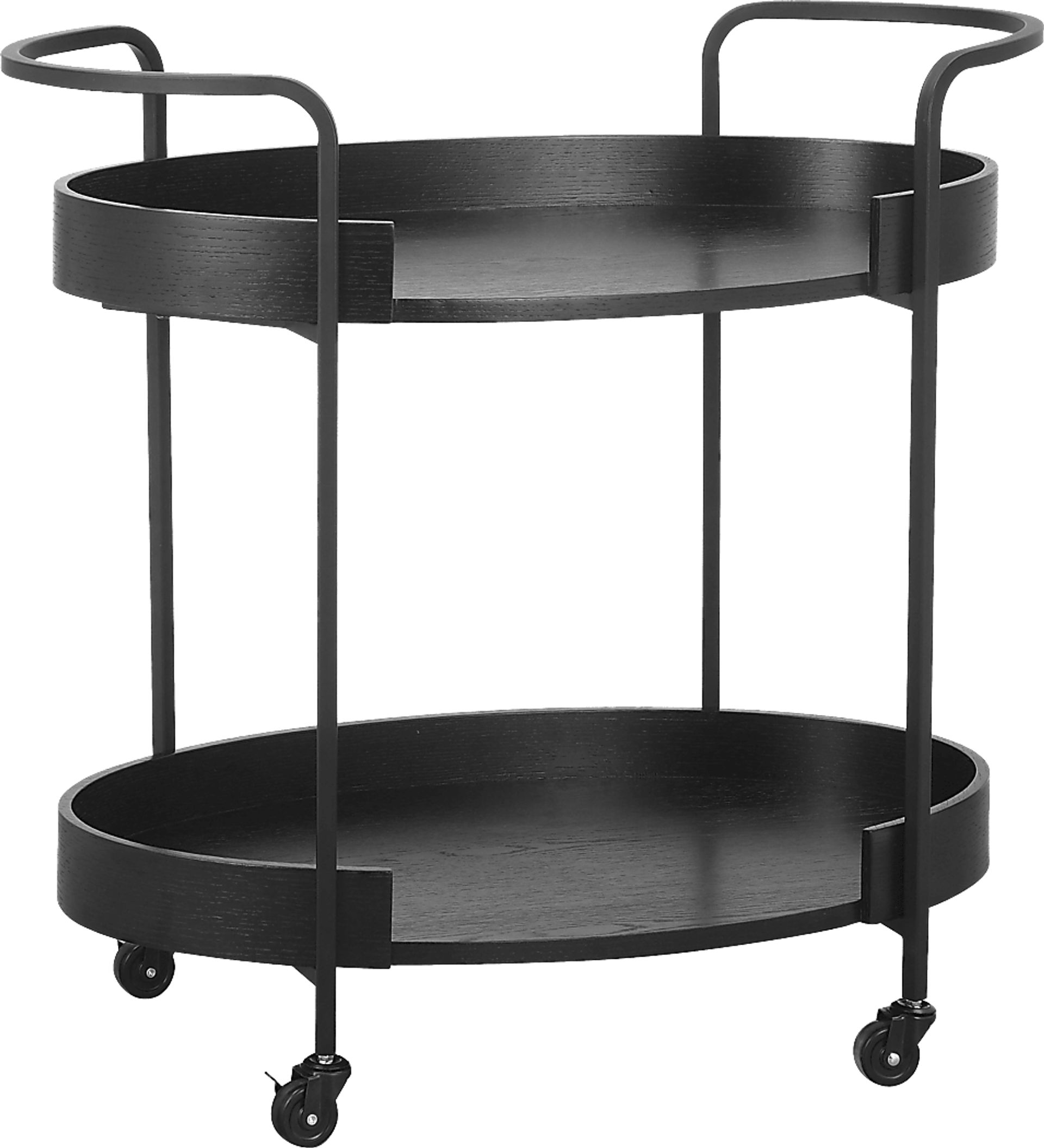 Erburu Black Bar Cart - Image 1