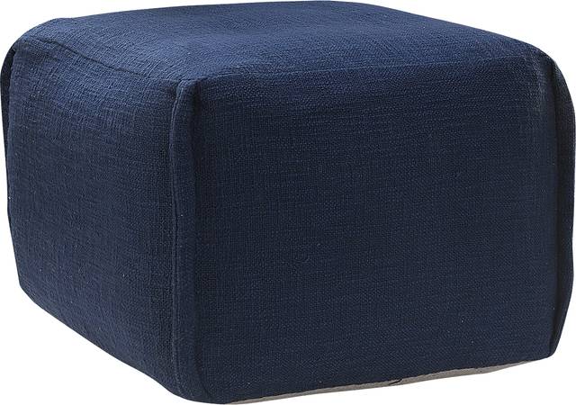 Erenas Blue Pouf - Thumbnail - Image 1