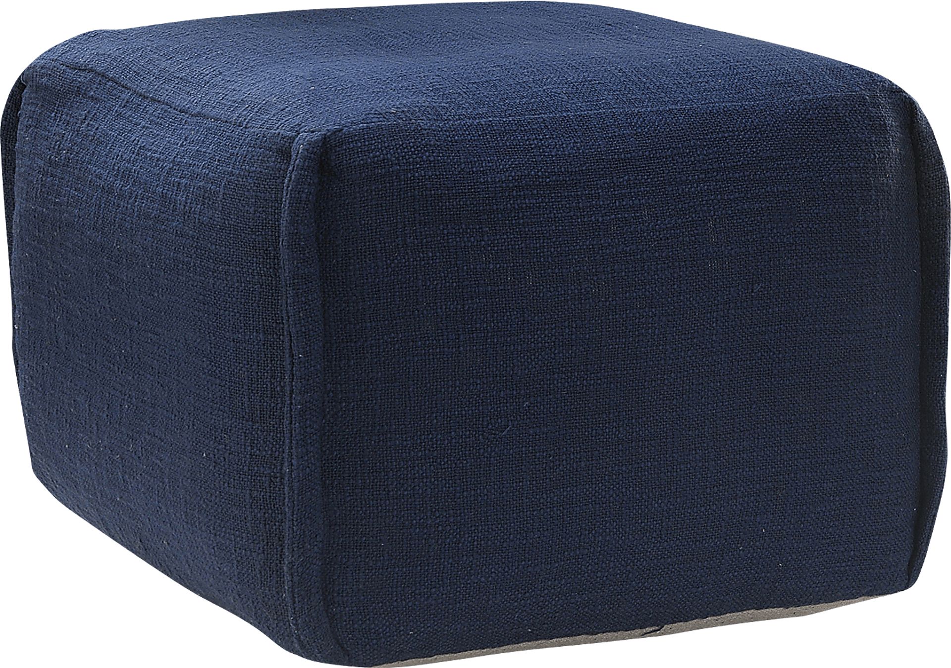 Erenas Blue Pouf - Image 1